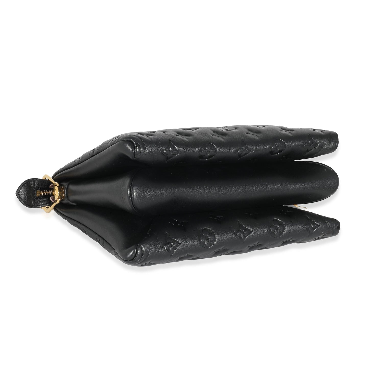 Louis Vuitton Louis Vuitton Black Puffy Lambskin Coussin PM