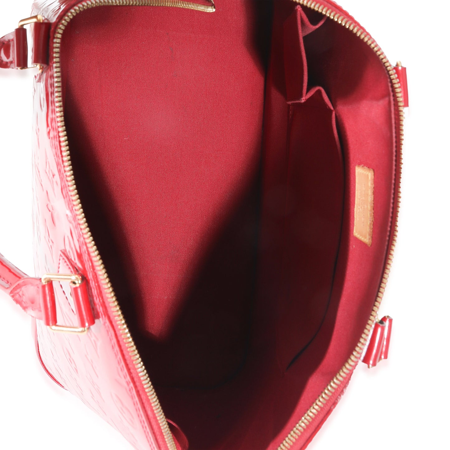 Louis Vuitton Louis Vuitton Red Vernis Alma GM