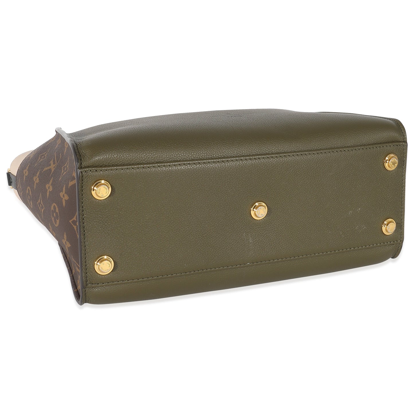 Louis Vuitton Laurier Calfskin Monogram Canvas On My Side MM