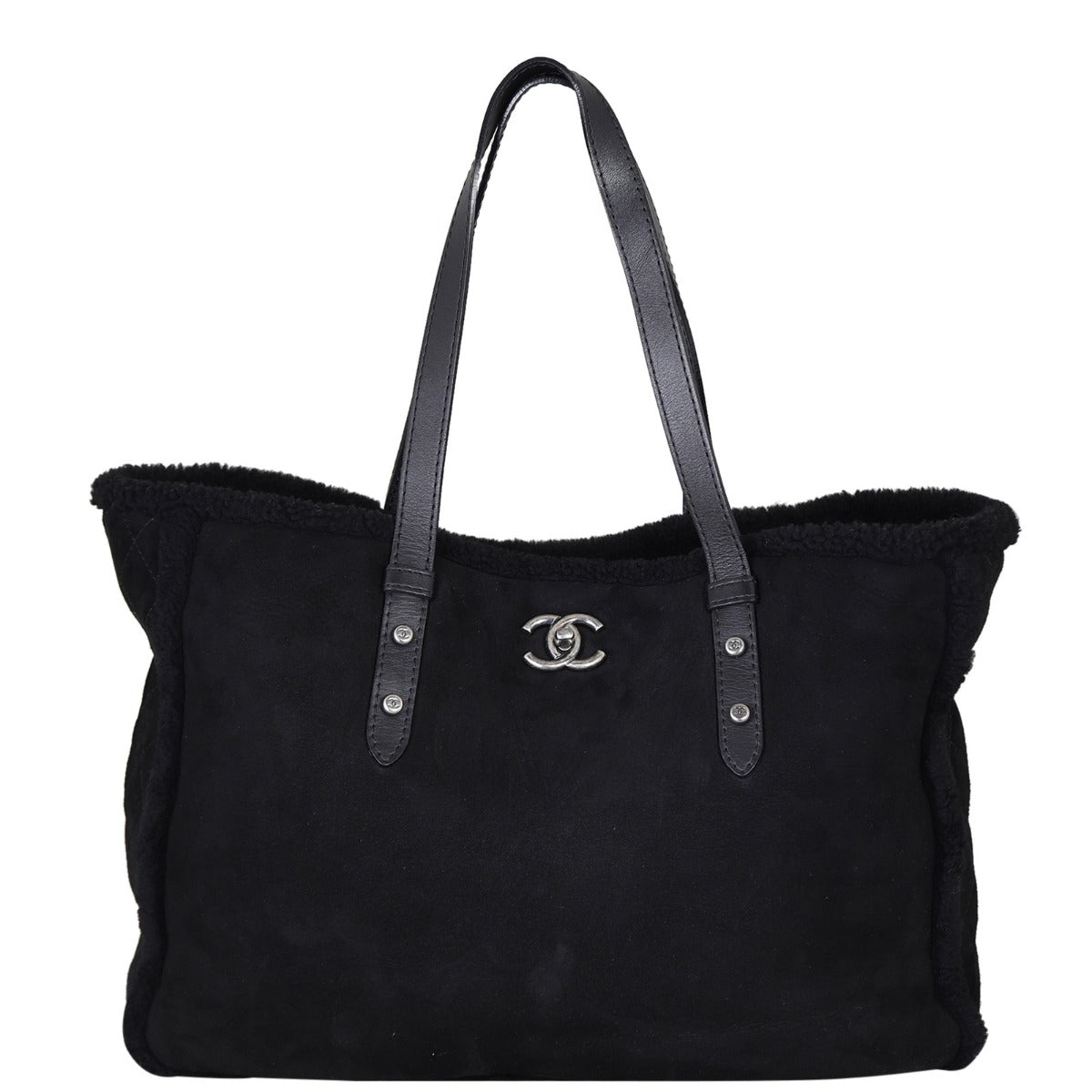Chanel CC Shearling Tote