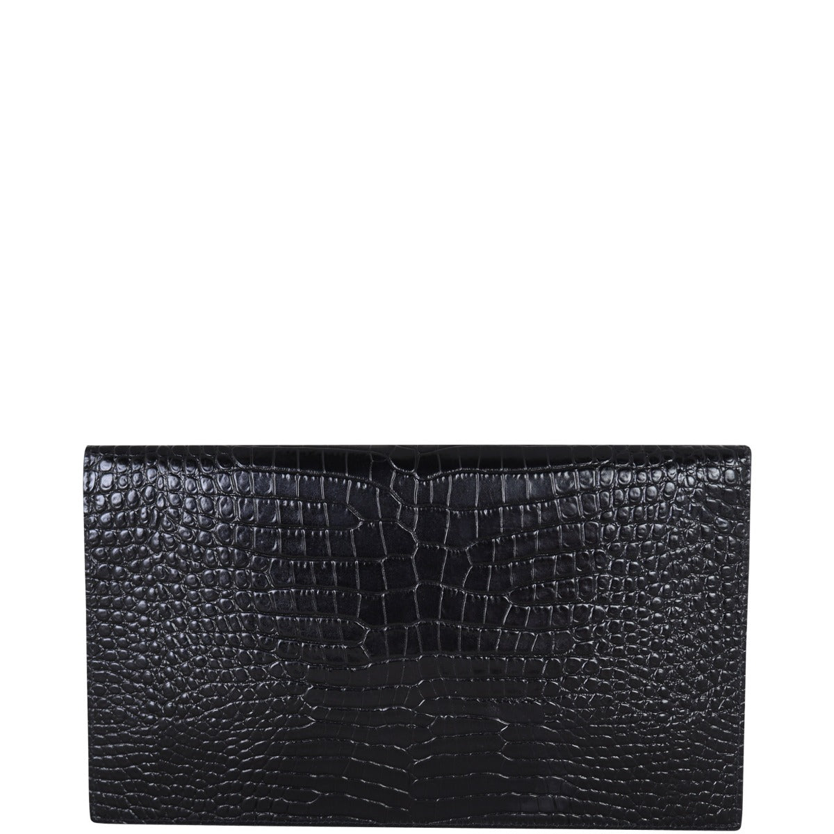 Saint Laurent Uptown Pouch Croc-Embossed
