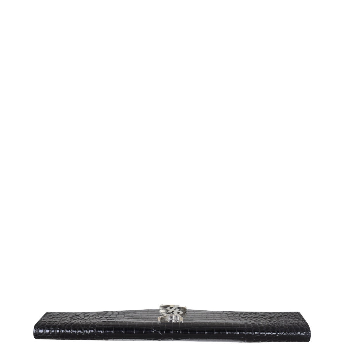 Saint Laurent Uptown Pouch Croc-Embossed