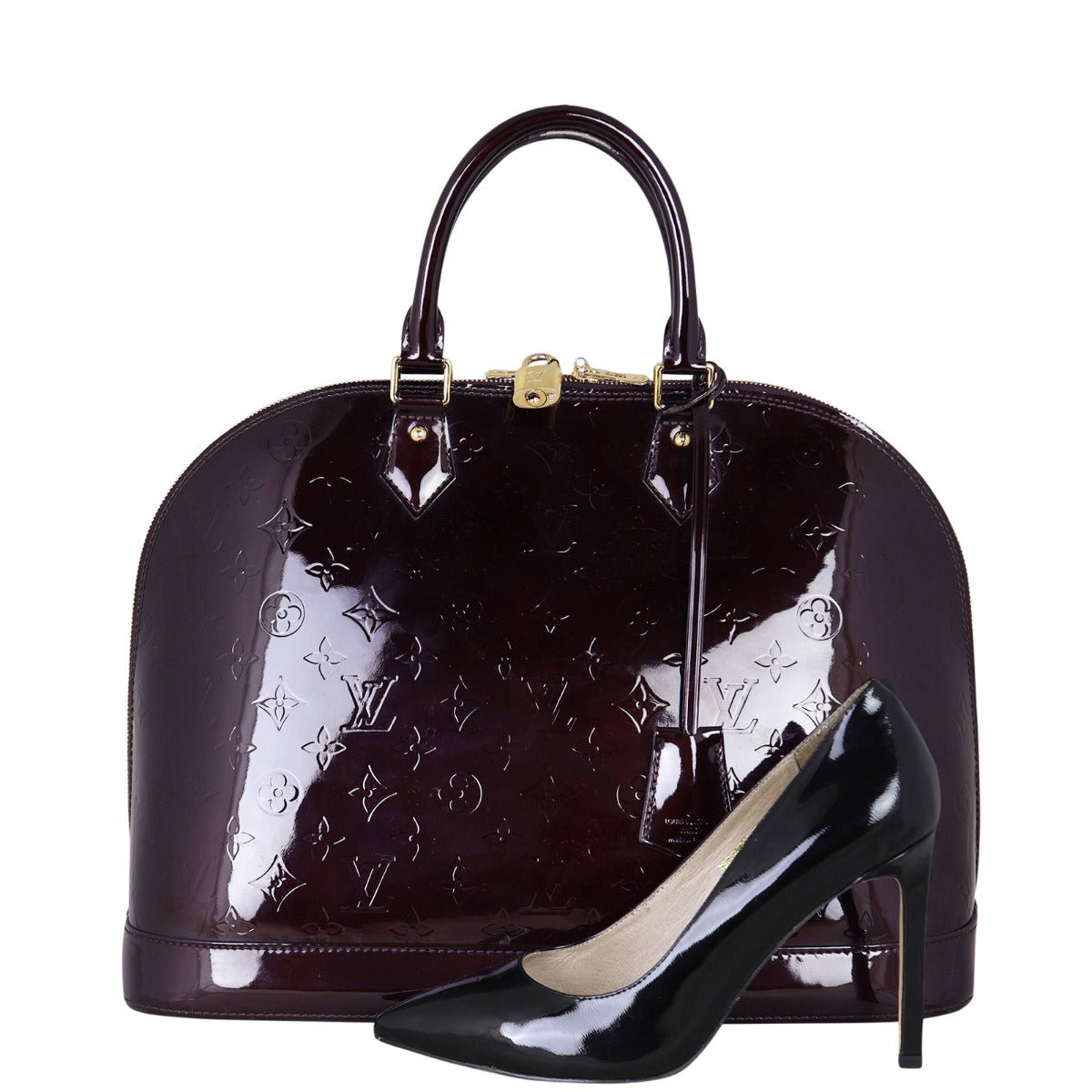 Louis Vuitton Alma GM Monogram Vernis | Gold Hardware