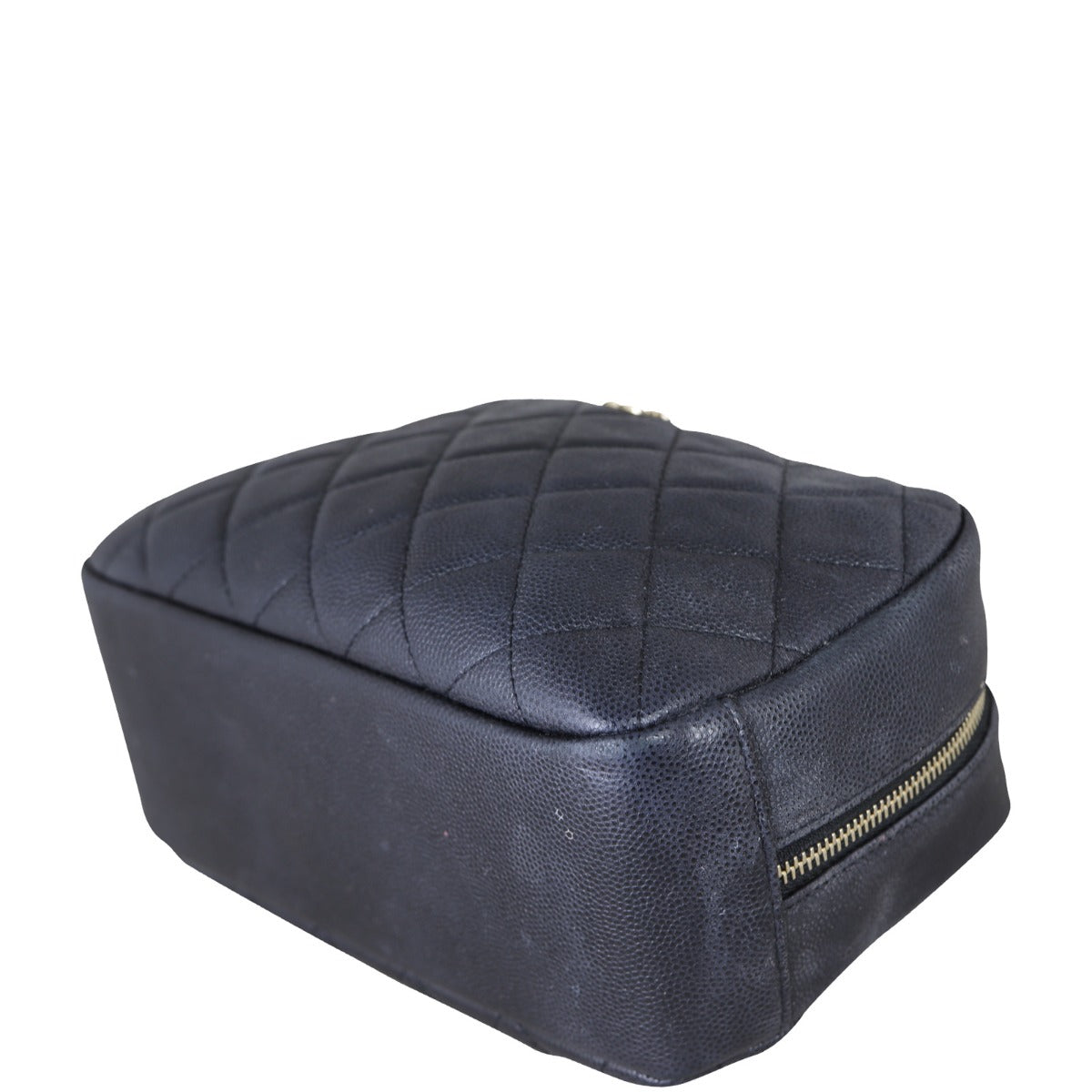 Chanel Quilted Cosmetic Case Medium | Black Diamond