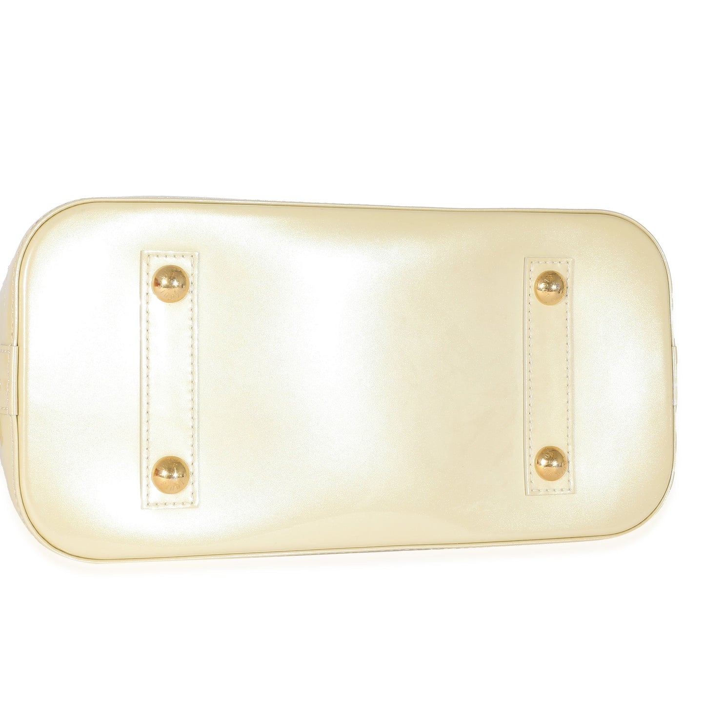 Louis Vuitton Louis Vuitton Blanc Corail Monogram Vernis Alma PM