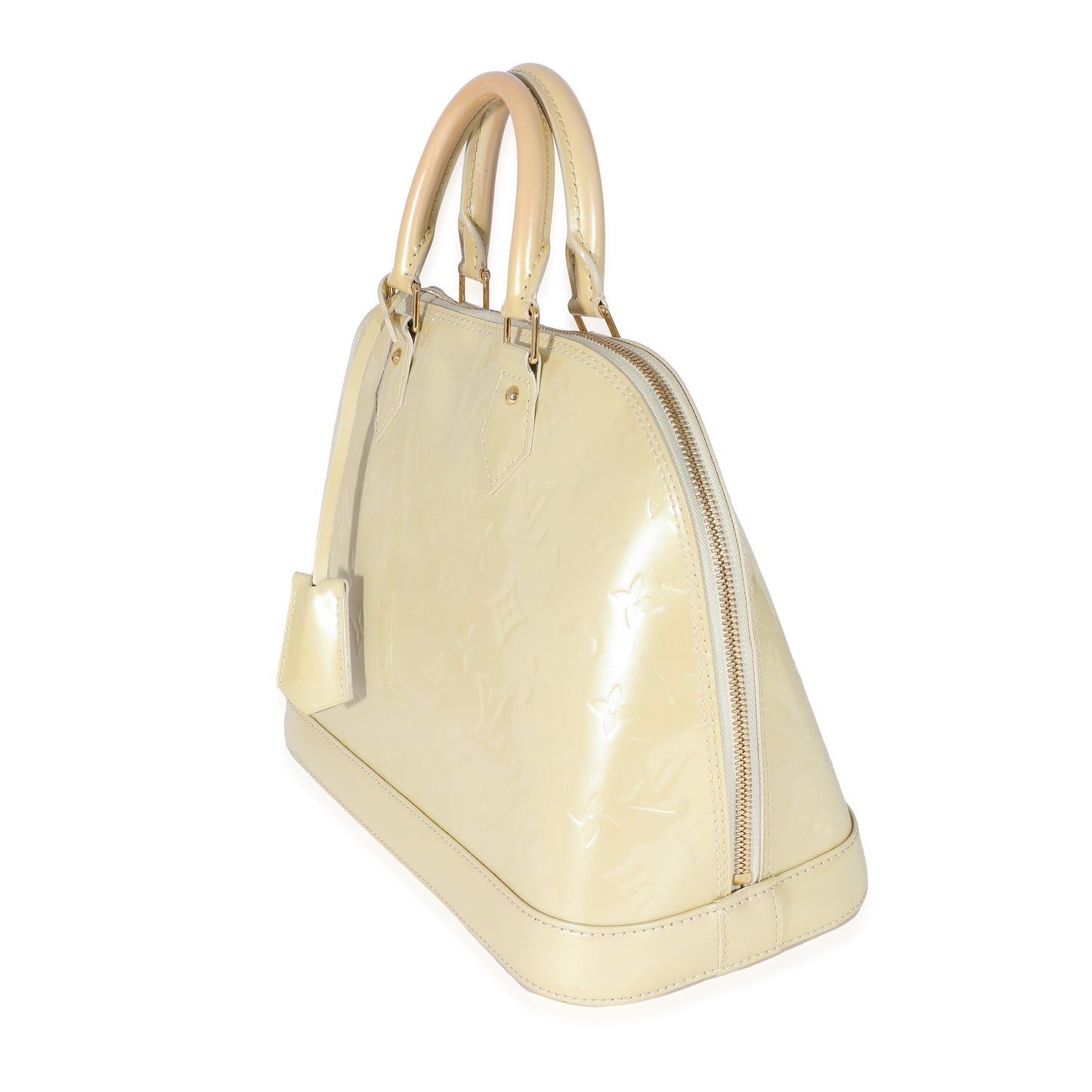 Louis Vuitton Louis Vuitton Blanc Corail Monogram Vernis Alma PM