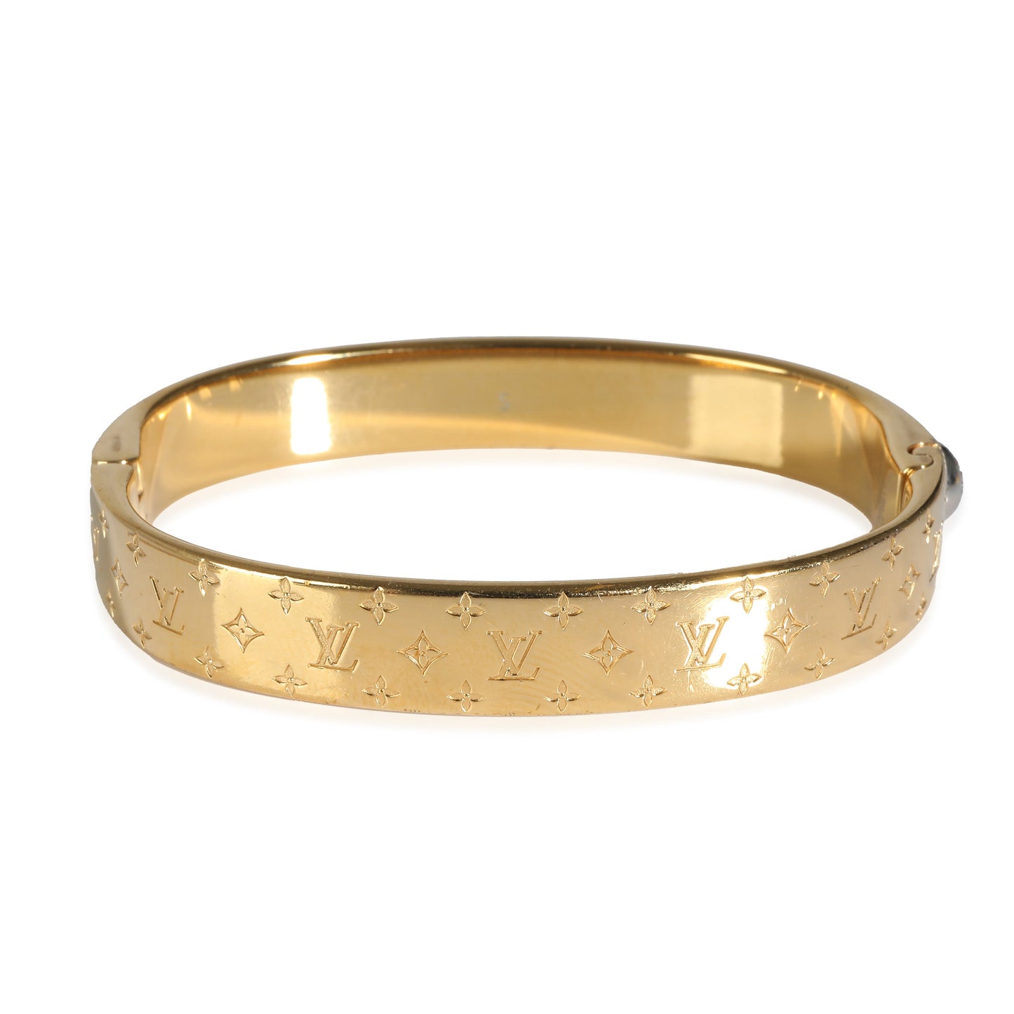Louis Vuitton Nanogram Cuff inGold Plated
