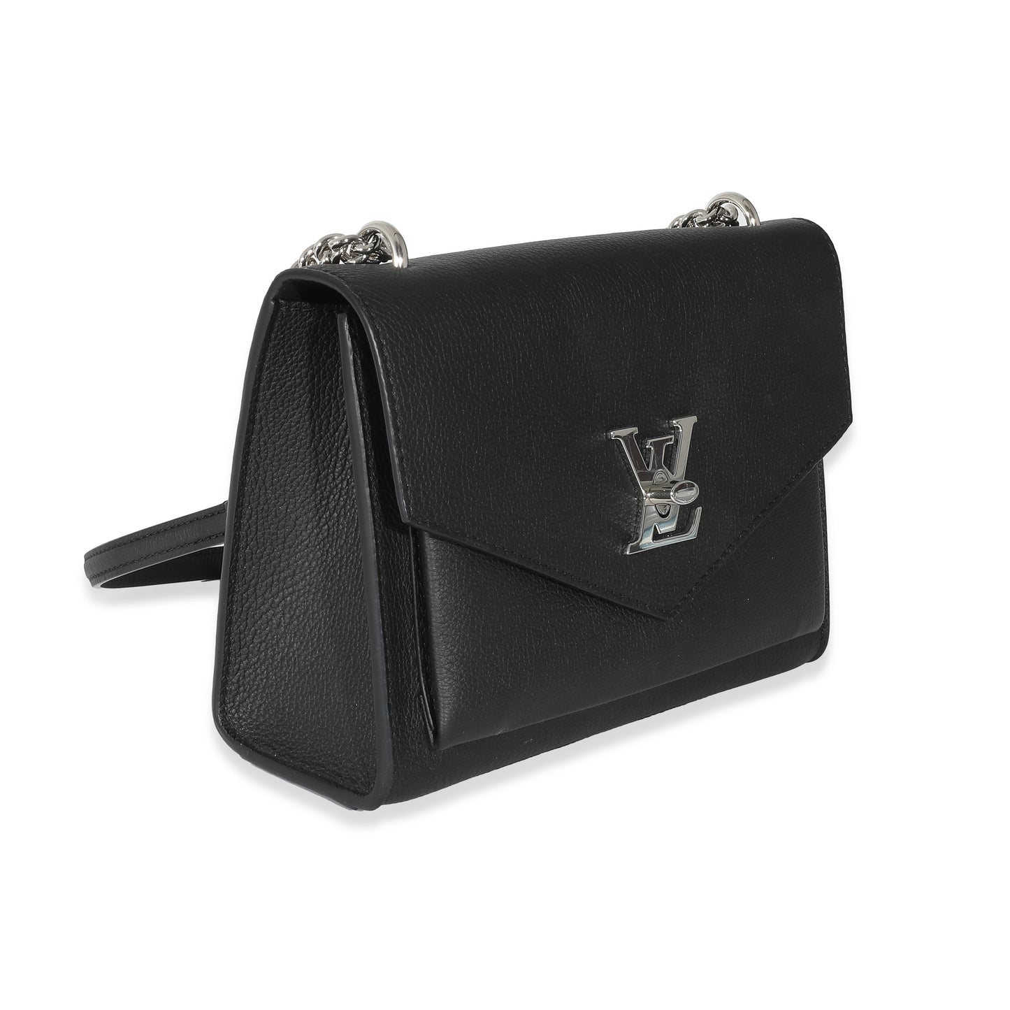 Louis Vuitton Louis Vuitton Black Calfskin Mylockme Chain Bag