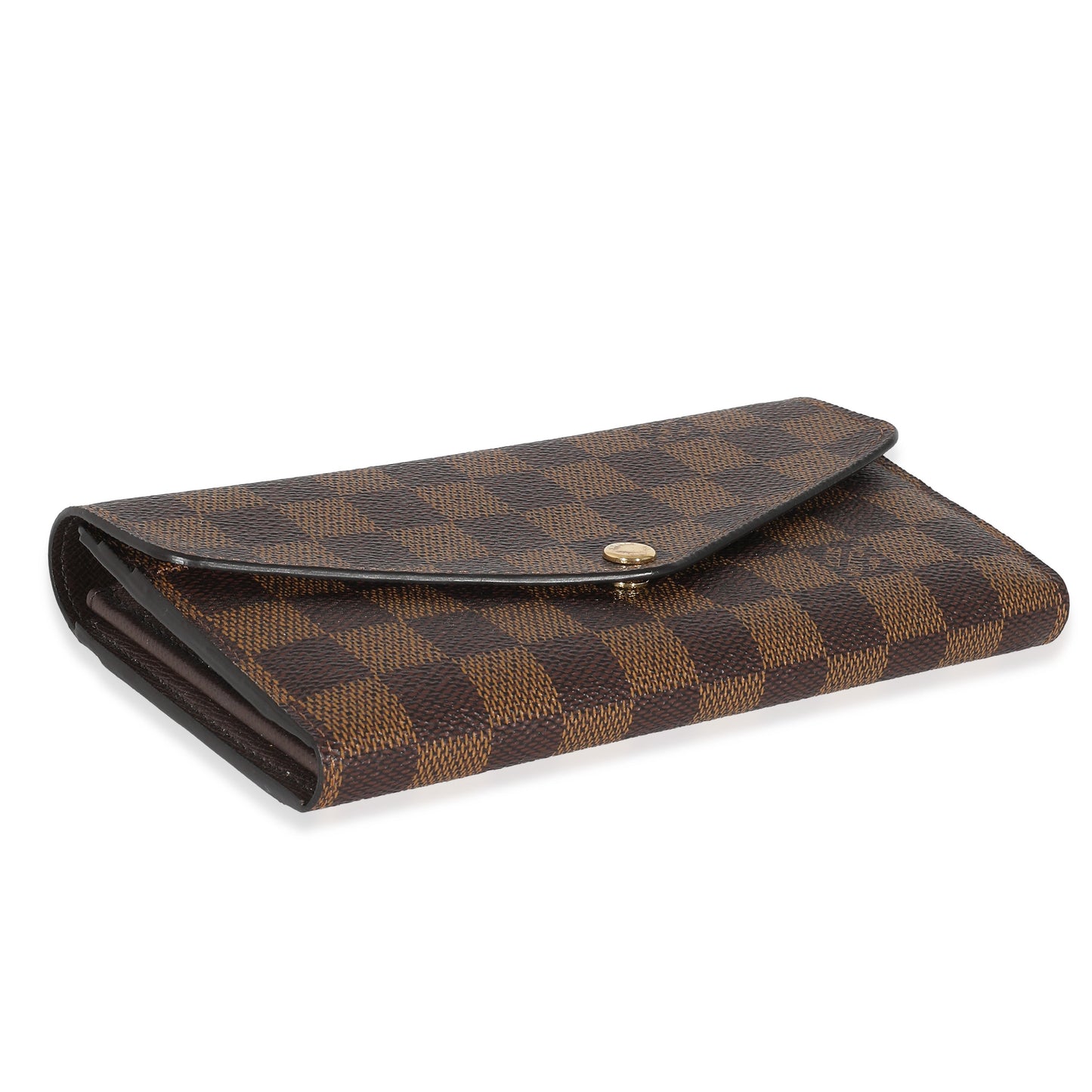 Louis Vuitton Louis Vuitton Damier Ebene Canvas Sarah Wallet