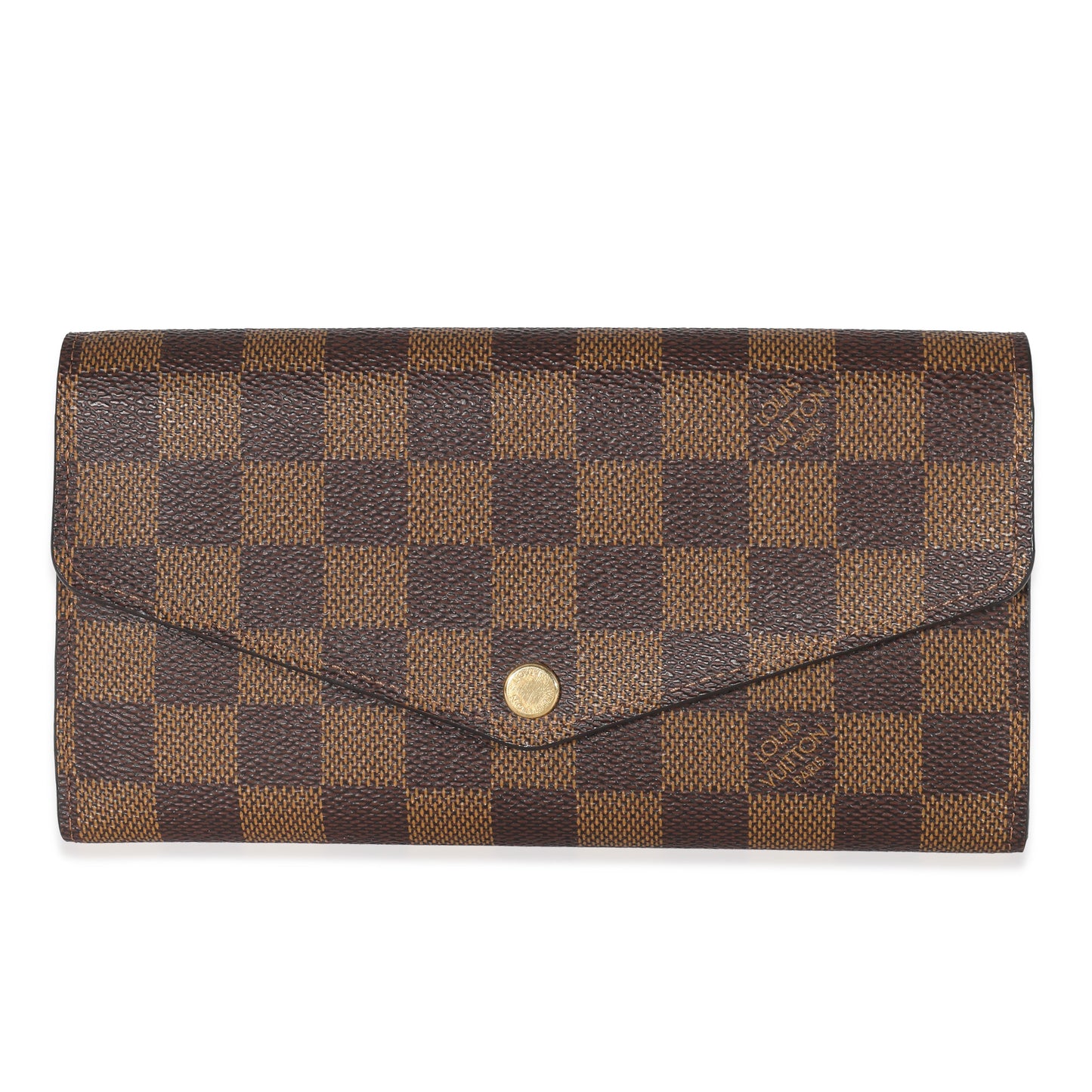 Louis Vuitton Louis Vuitton Damier Ebene Canvas Sarah Wallet