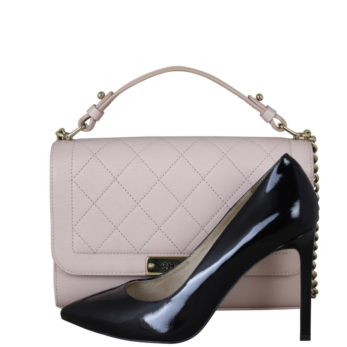 Chanel Label Click Flap Bag