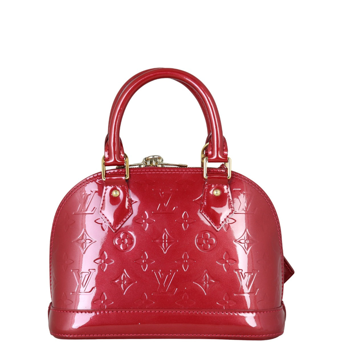 Louis Vuitton Alma BB Monogram Vernis | Red GHW