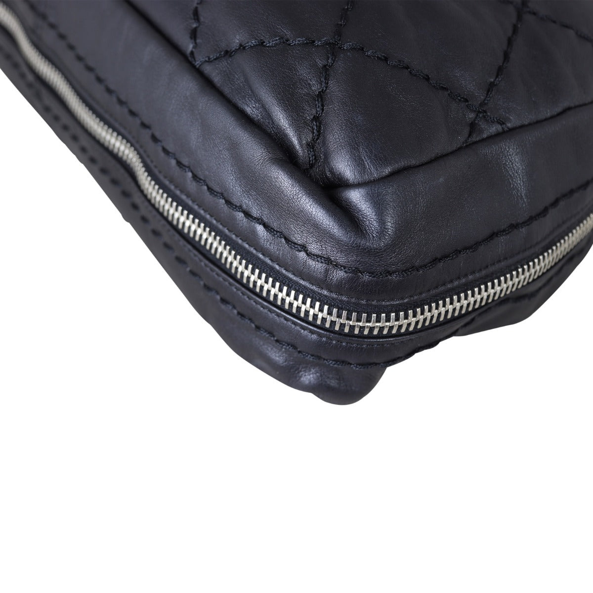 Chanel CC Expandable Zip Around Tote