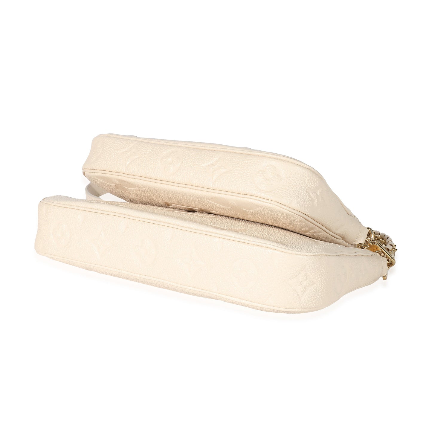 Louis Vuitton Louis Vuitton Cream Monogram Empreinte Multi Pochette Accessoires