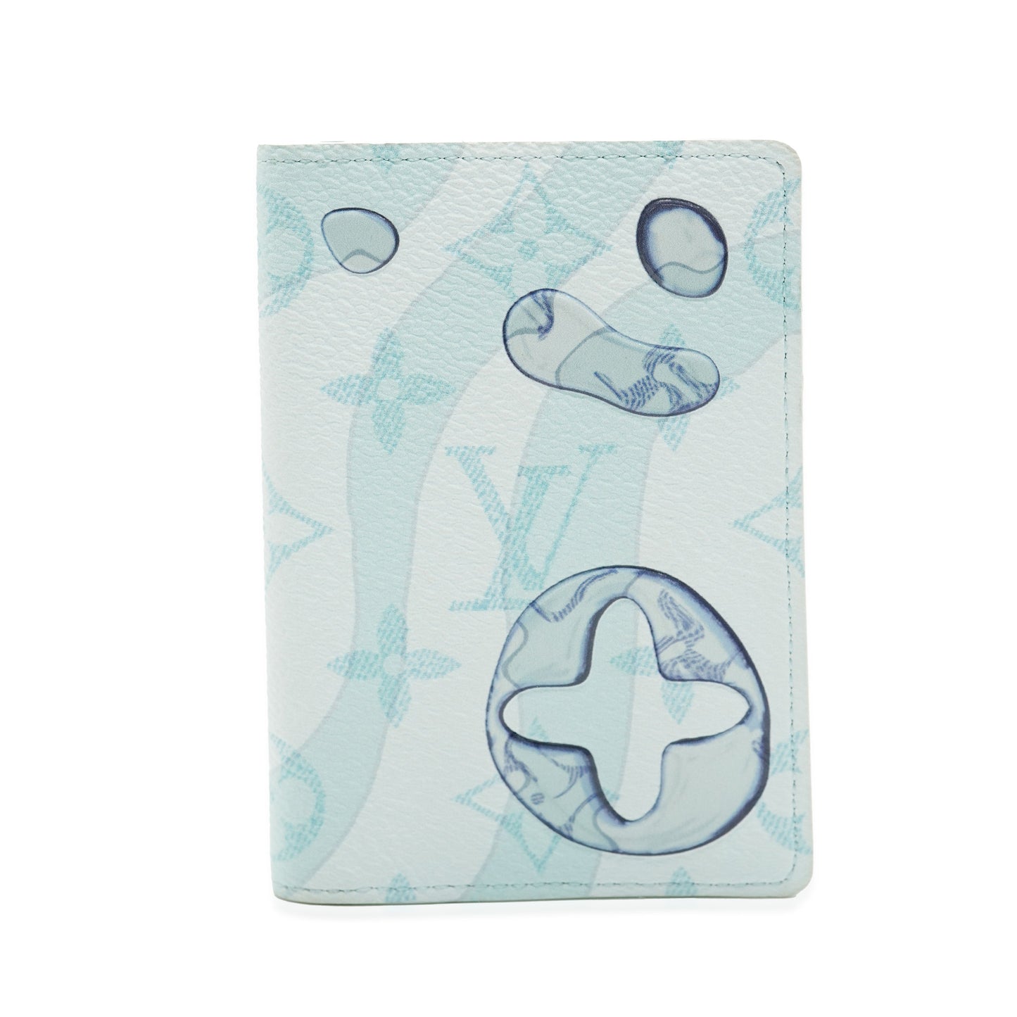 Louis Vuitton Louis Vuitton Crystal Blue Monogram Aquagarden Coated Canvas Pocket Organizer 