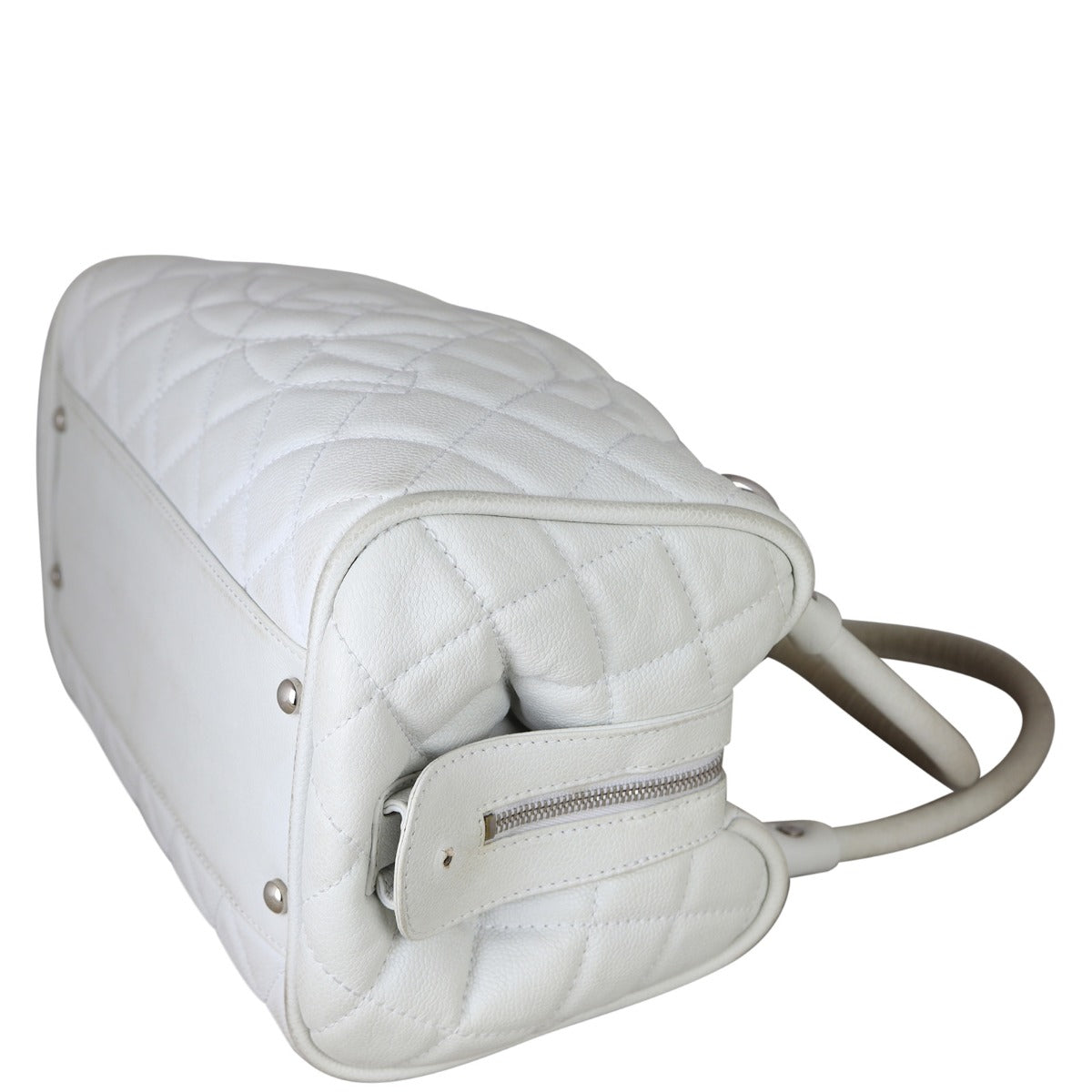 Chanel Quilted Bowling Bag