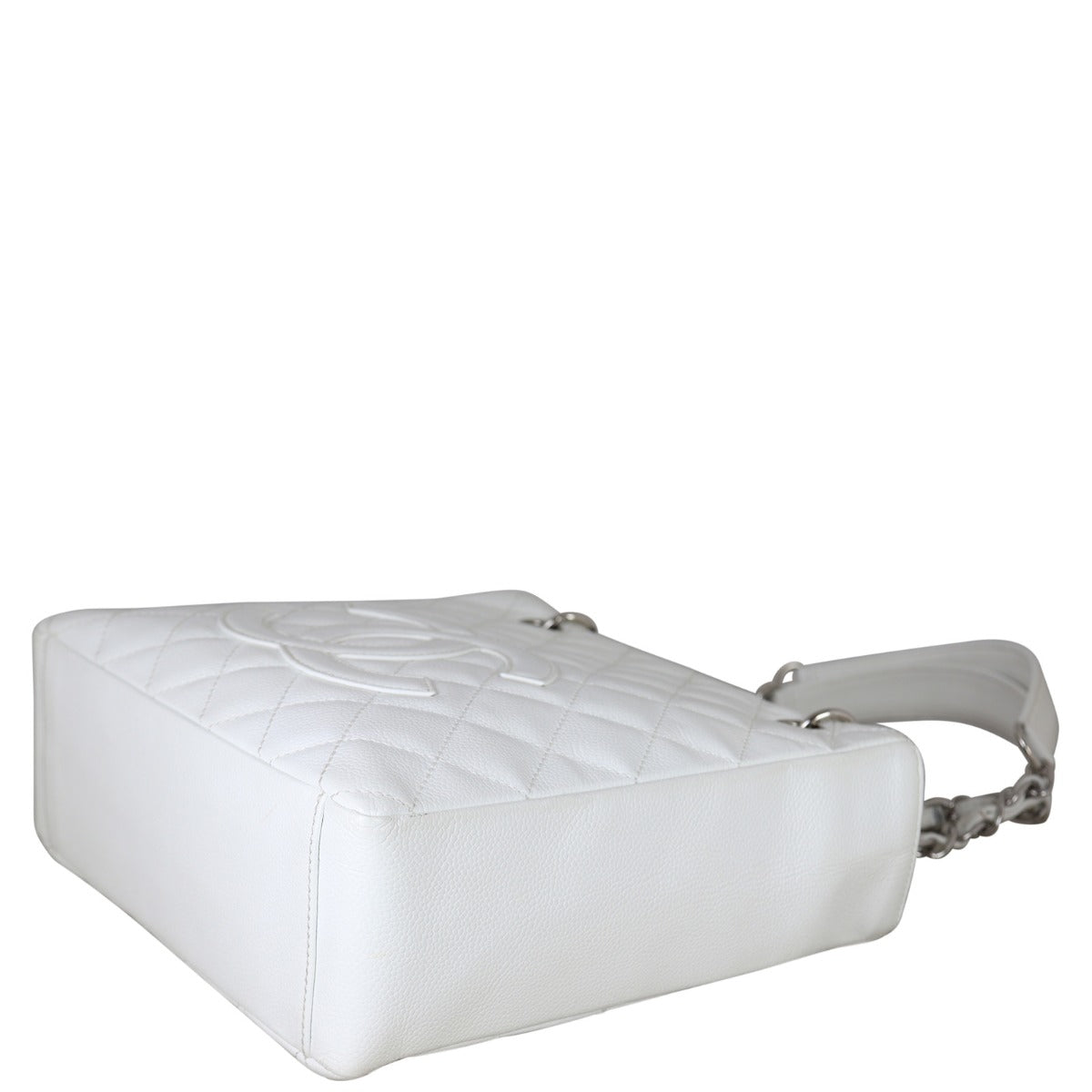 Chanel Petite Shopping Tote | White
