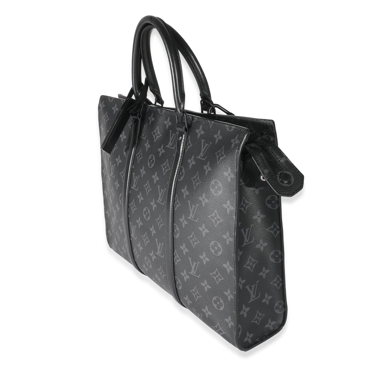 Louis Vuitton Monogram Eclipse Canvas Sac Plat Horizontal Zipper
