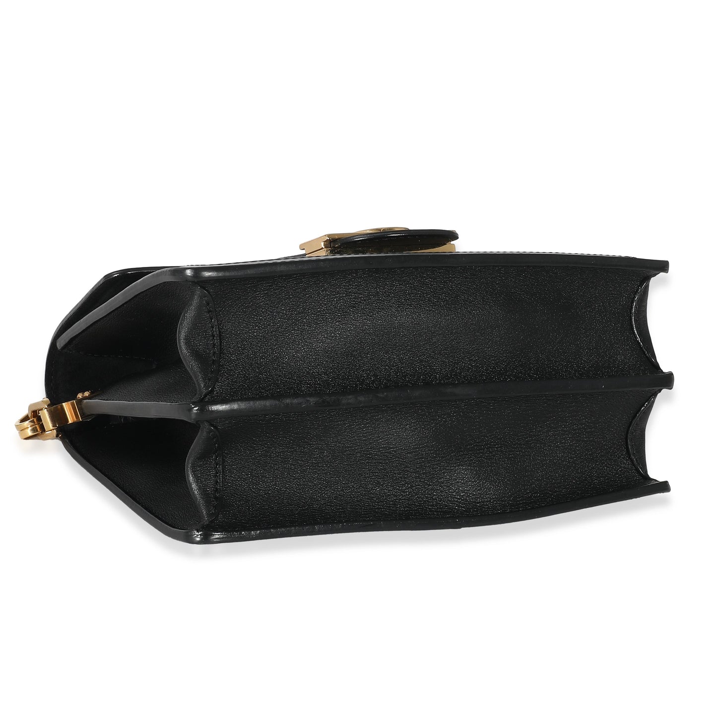 Louis Vuitton Louis Vuitton Black Smooth Leather Dauphine MM