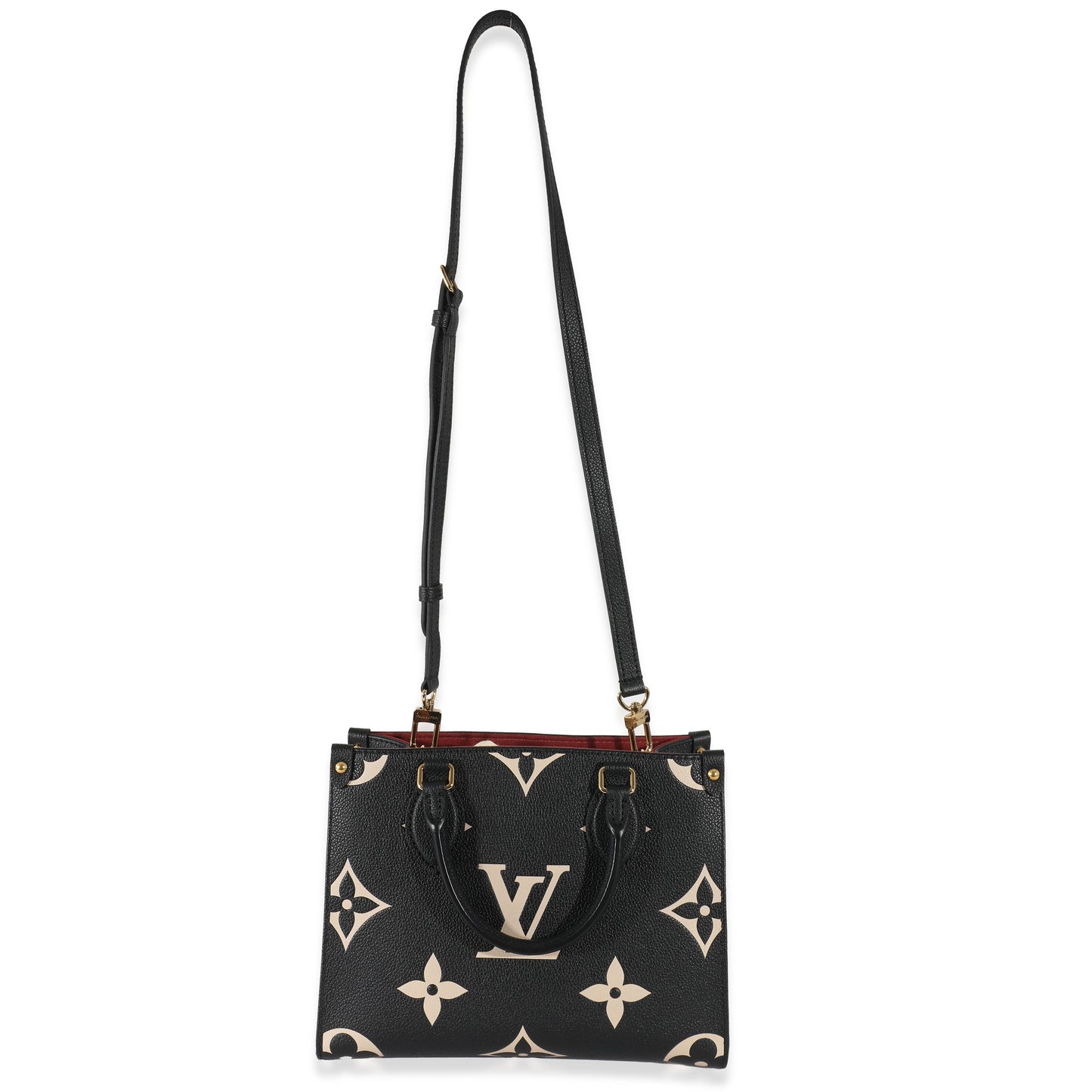 Louis Vuitton Louis Vuitton Black & Beige Bicolor Monogram Empreinte Onthego PM
