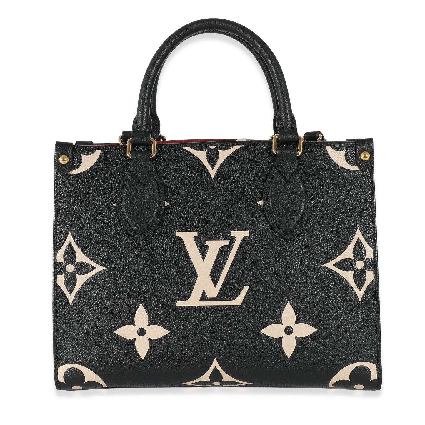 Louis Vuitton Louis Vuitton Black & Beige Bicolor Monogram Empreinte Onthego PM