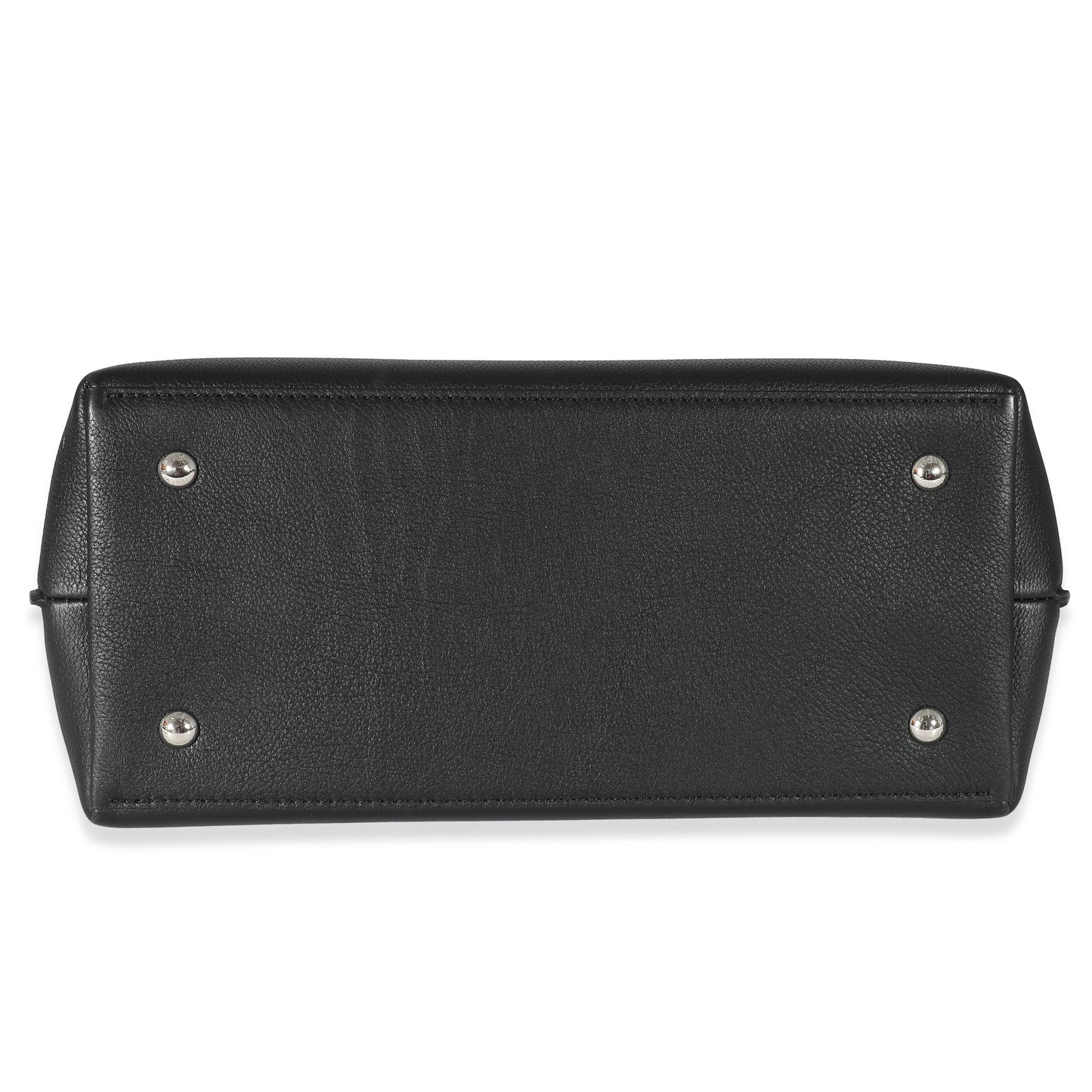 Louis Vuitton Louis Vuitton Black Grained Calfskin Lockme Ever MM