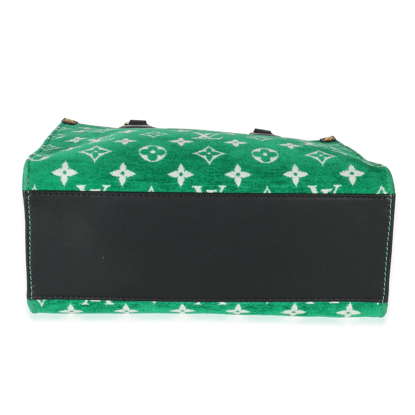 Louis Vuitton Louis Vuitton Green Jacquard LV Match Monogram Velvet Onthego PM