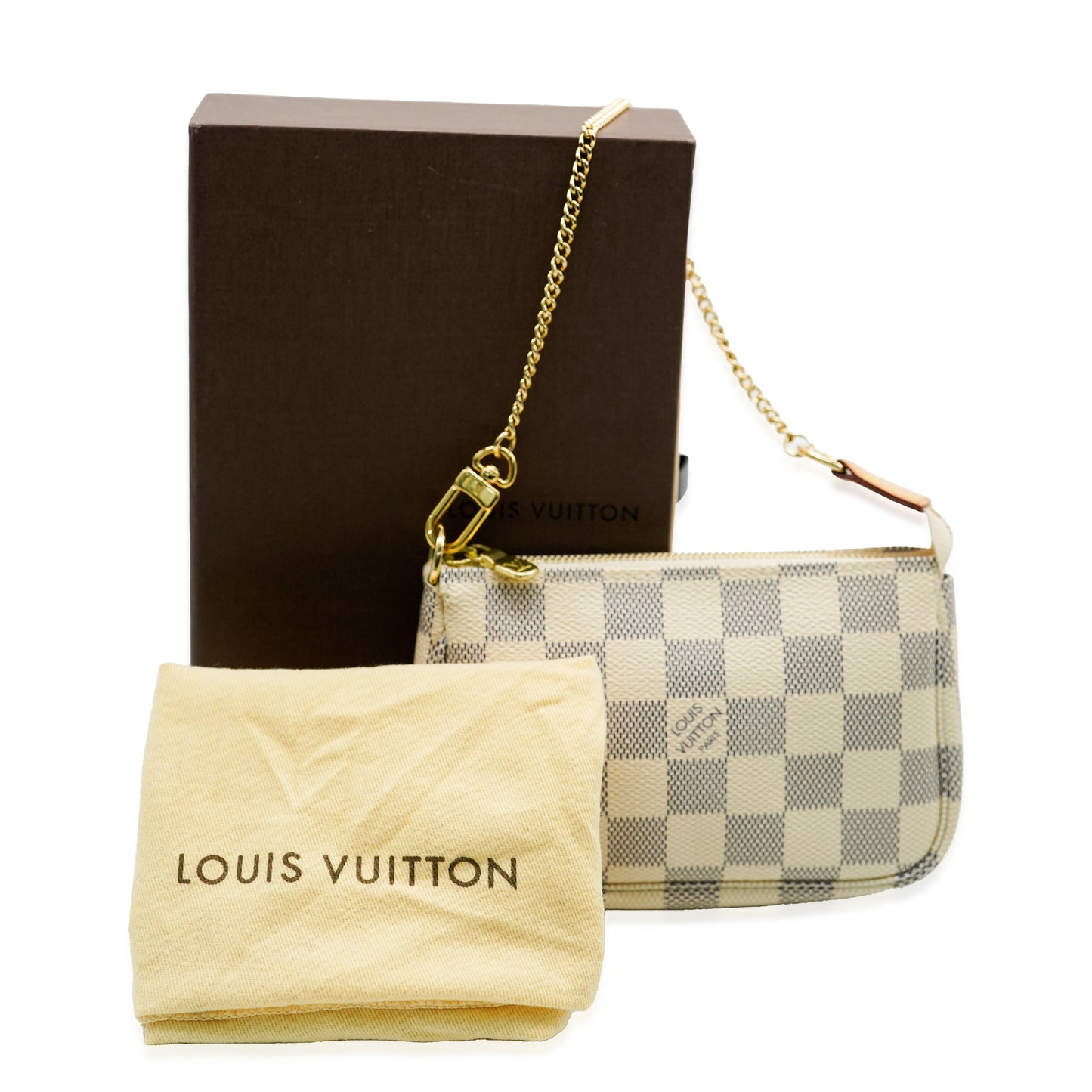 Louis Vuitton Louis Vuitton Damier Azur Mini Pochette Accessoires