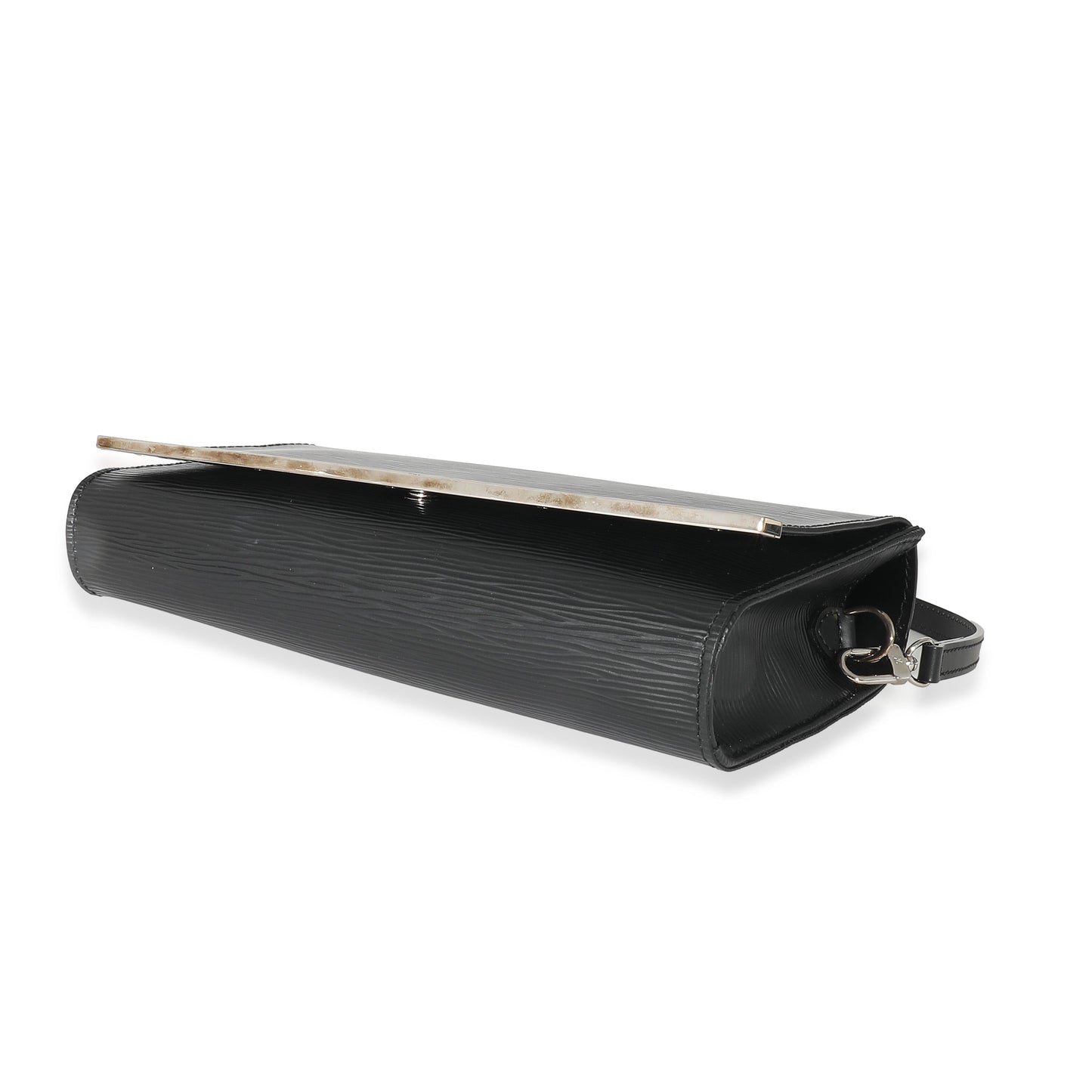 Louis Vuitton Black Epi Sevigne Clutch