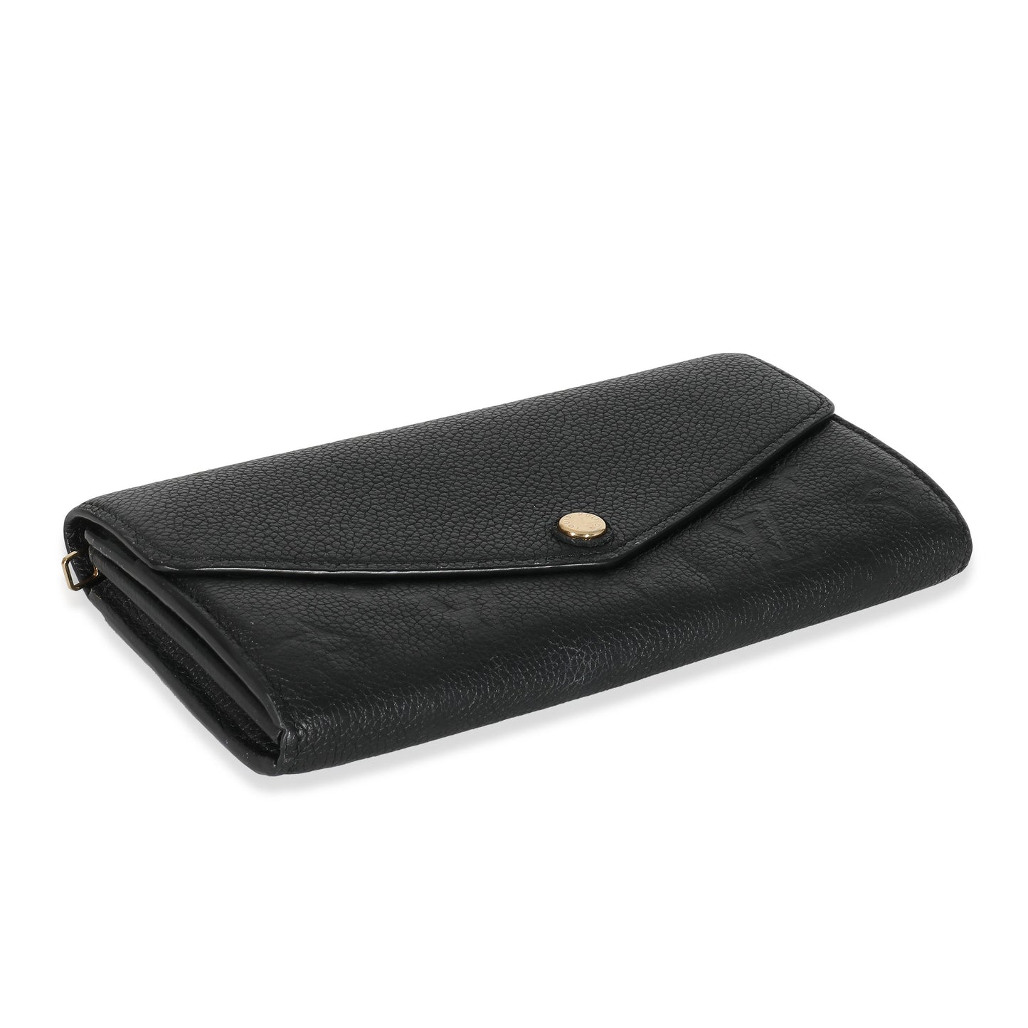 Louis Vuitton Louis Vuitton Black Empreinte Sarah Wallet