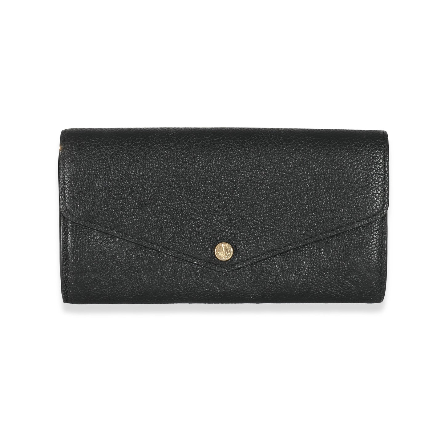 Louis Vuitton Louis Vuitton Black Empreinte Sarah Wallet