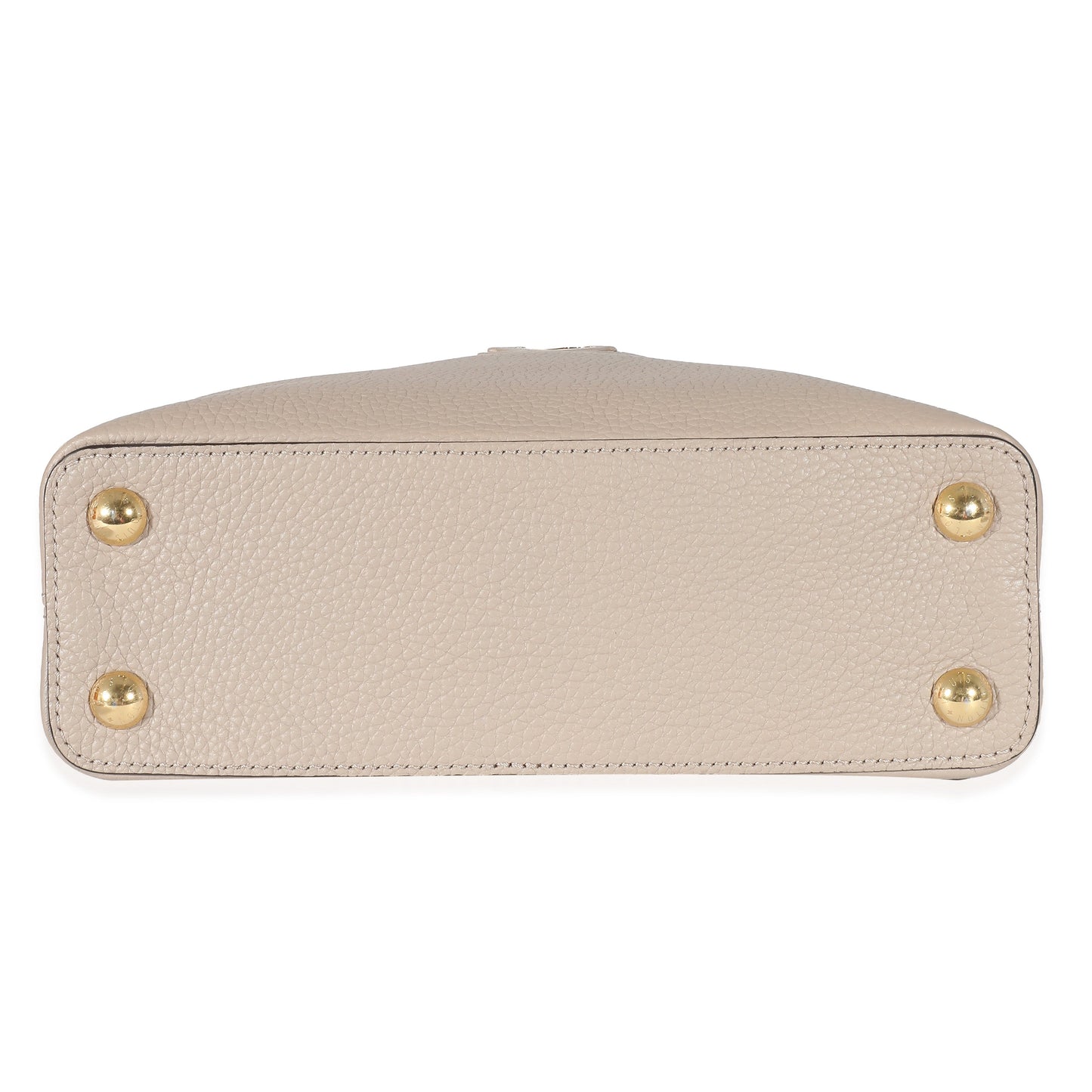 Louis Vuitton Louis Vuitton Grey Taurillon Capucines BB