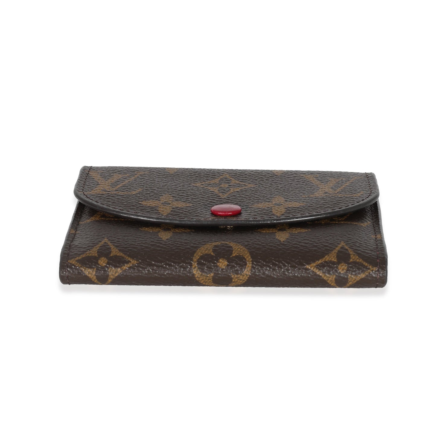 Louis Vuitton Louis Vuitton Fuchsia & Monogram Canvas Rosalie Wallet