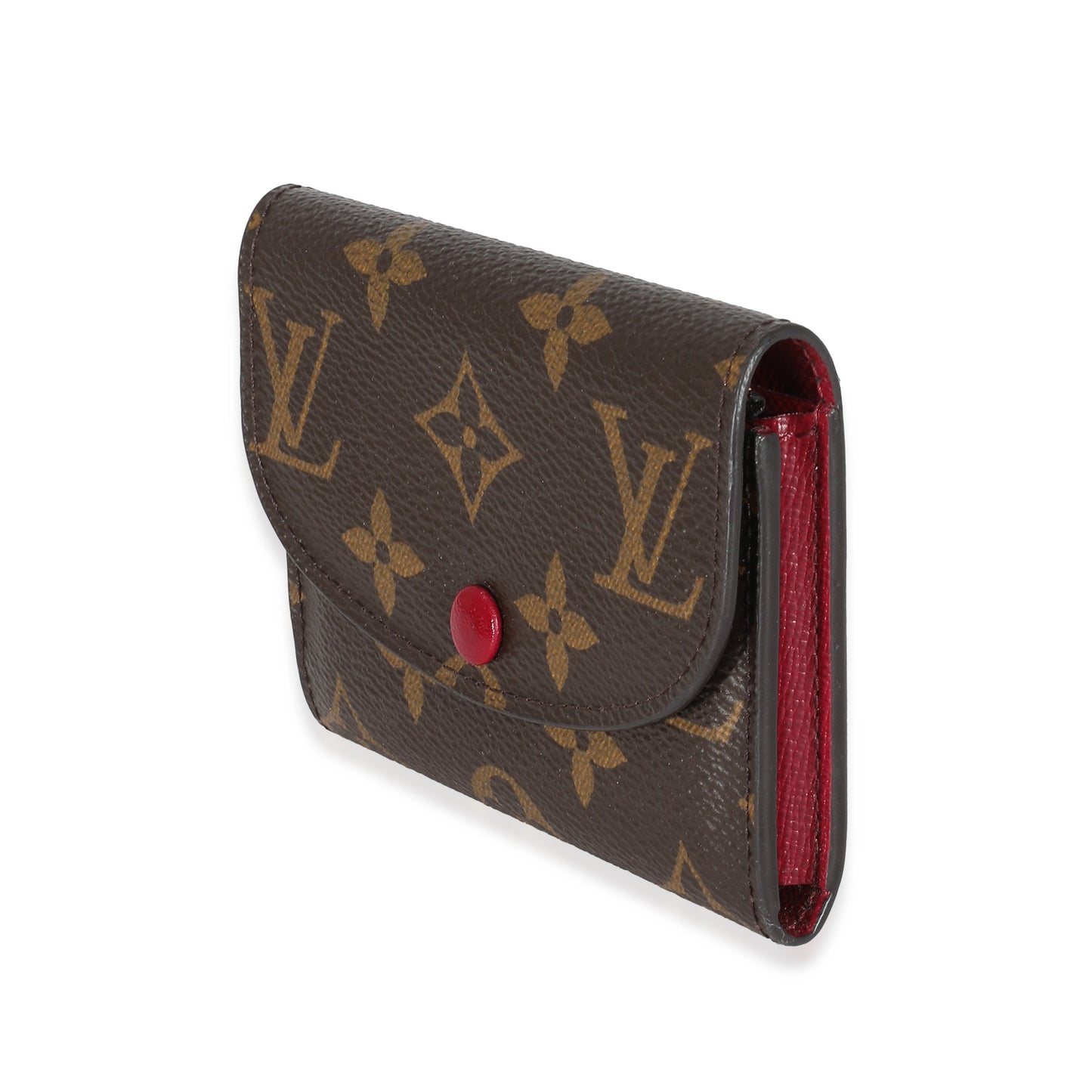 Louis Vuitton Louis Vuitton Fuchsia & Monogram Canvas Rosalie Wallet
