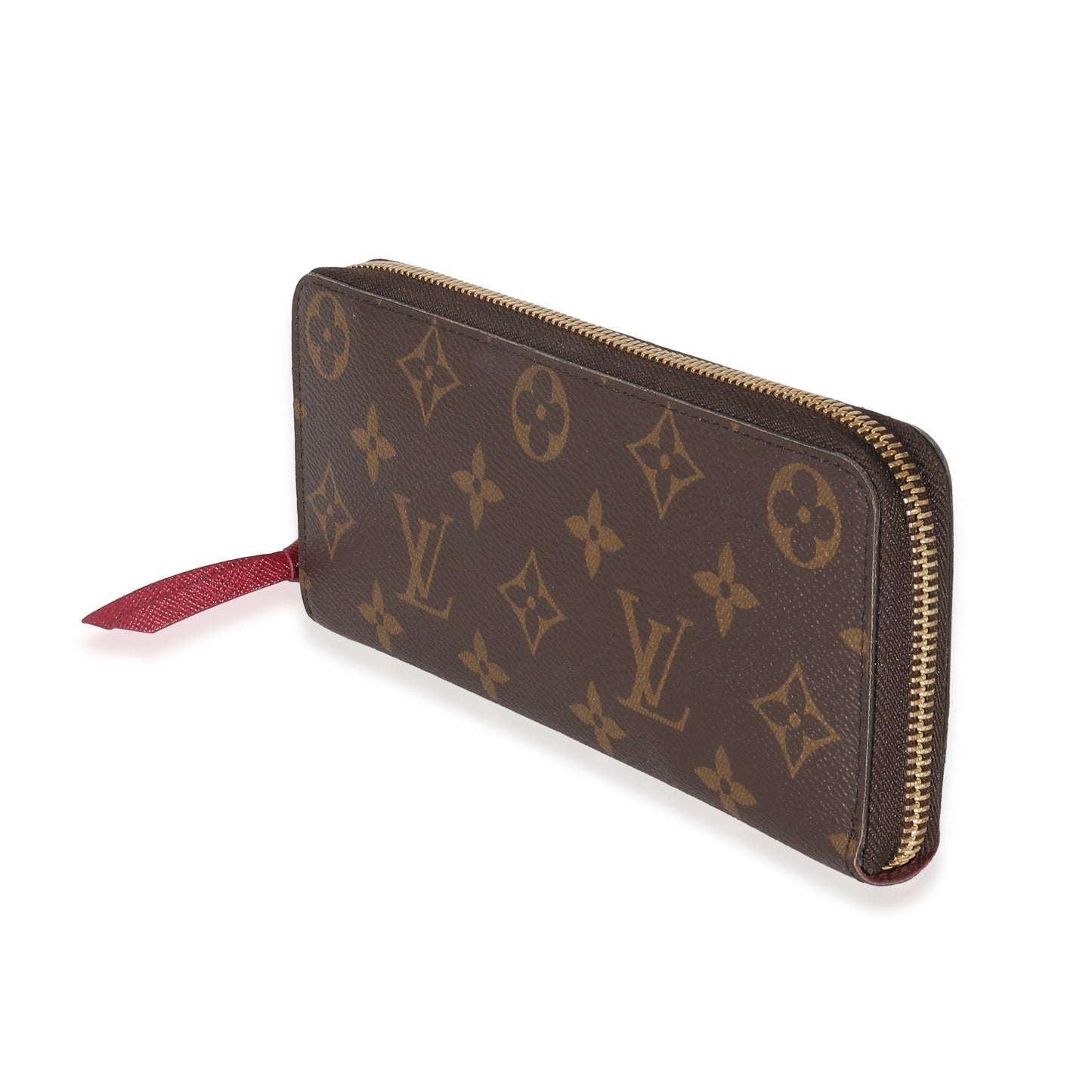 Louis Vuitton Louis Vuitton Fuchsia Monogram Canvas Clemence Wallet