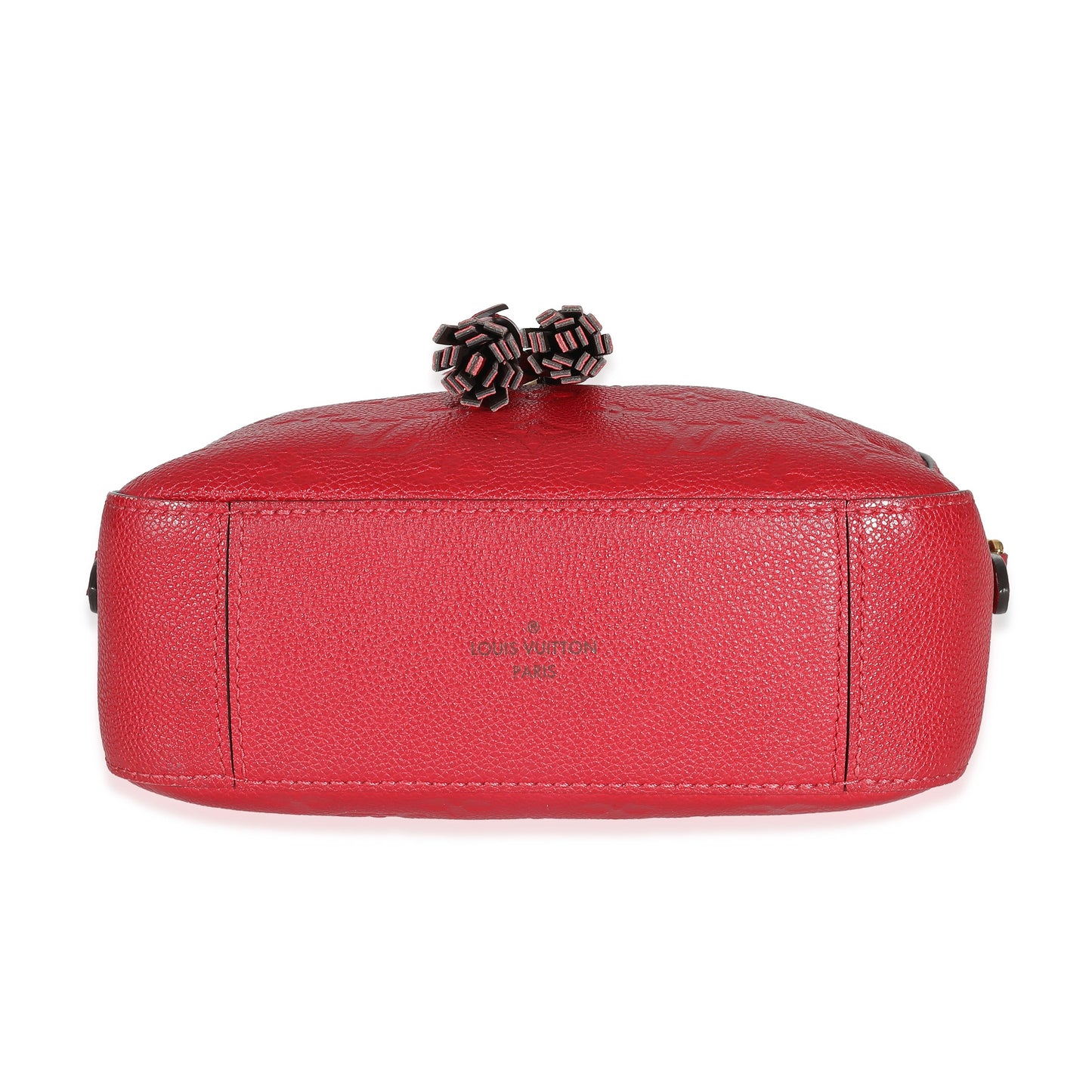 Louis Vuitton Red Monogram Empreinte Saintonge Crossbody