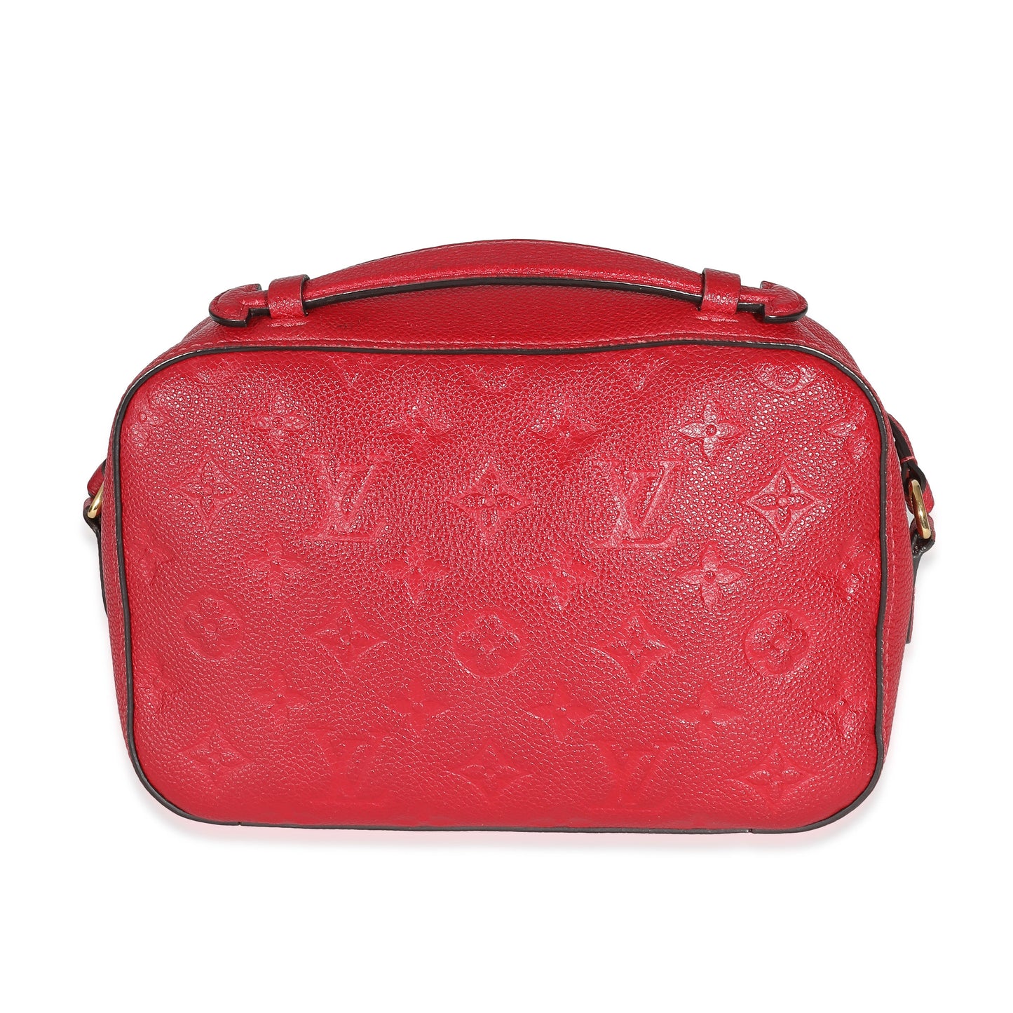 Louis Vuitton Red Monogram Empreinte Saintonge Crossbody