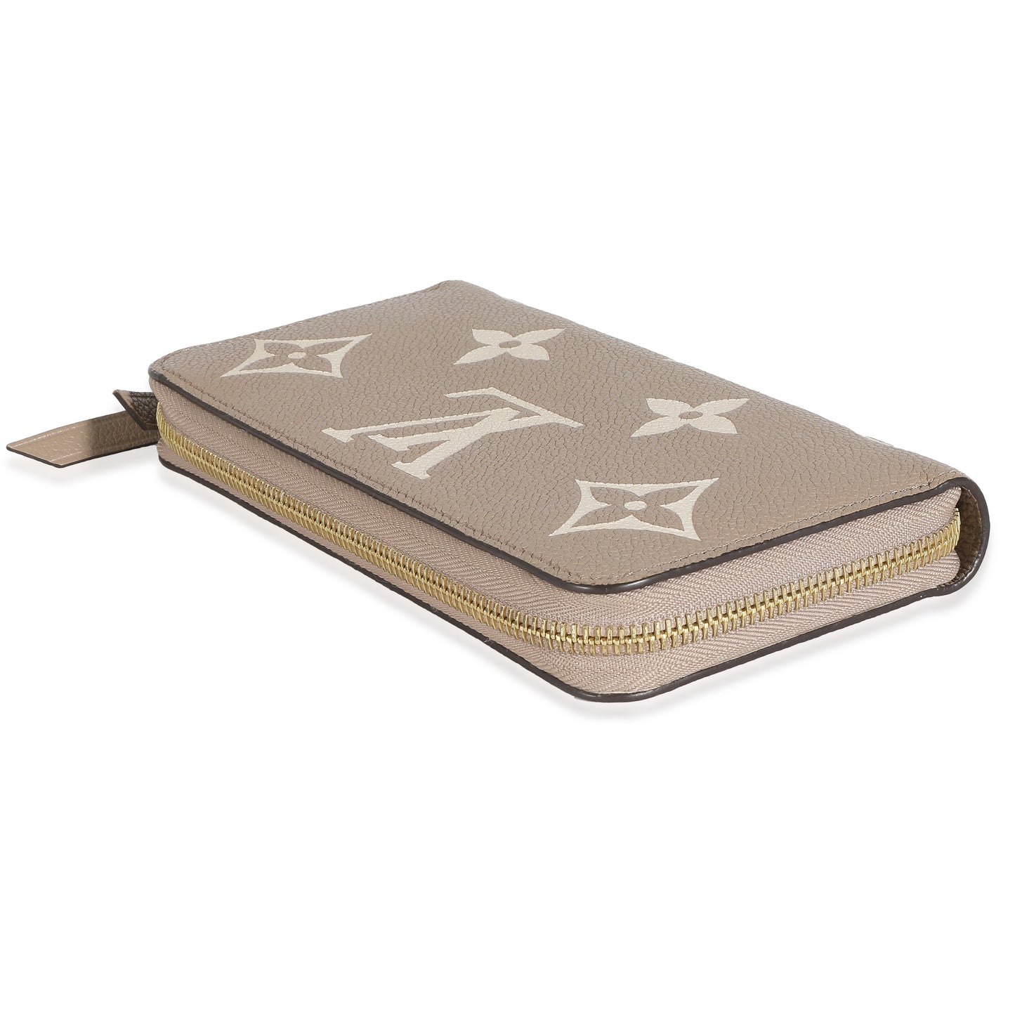 Louis Vuitton Louis Vuitton Dove Cream Monogram Empreinte Zippy Wallet