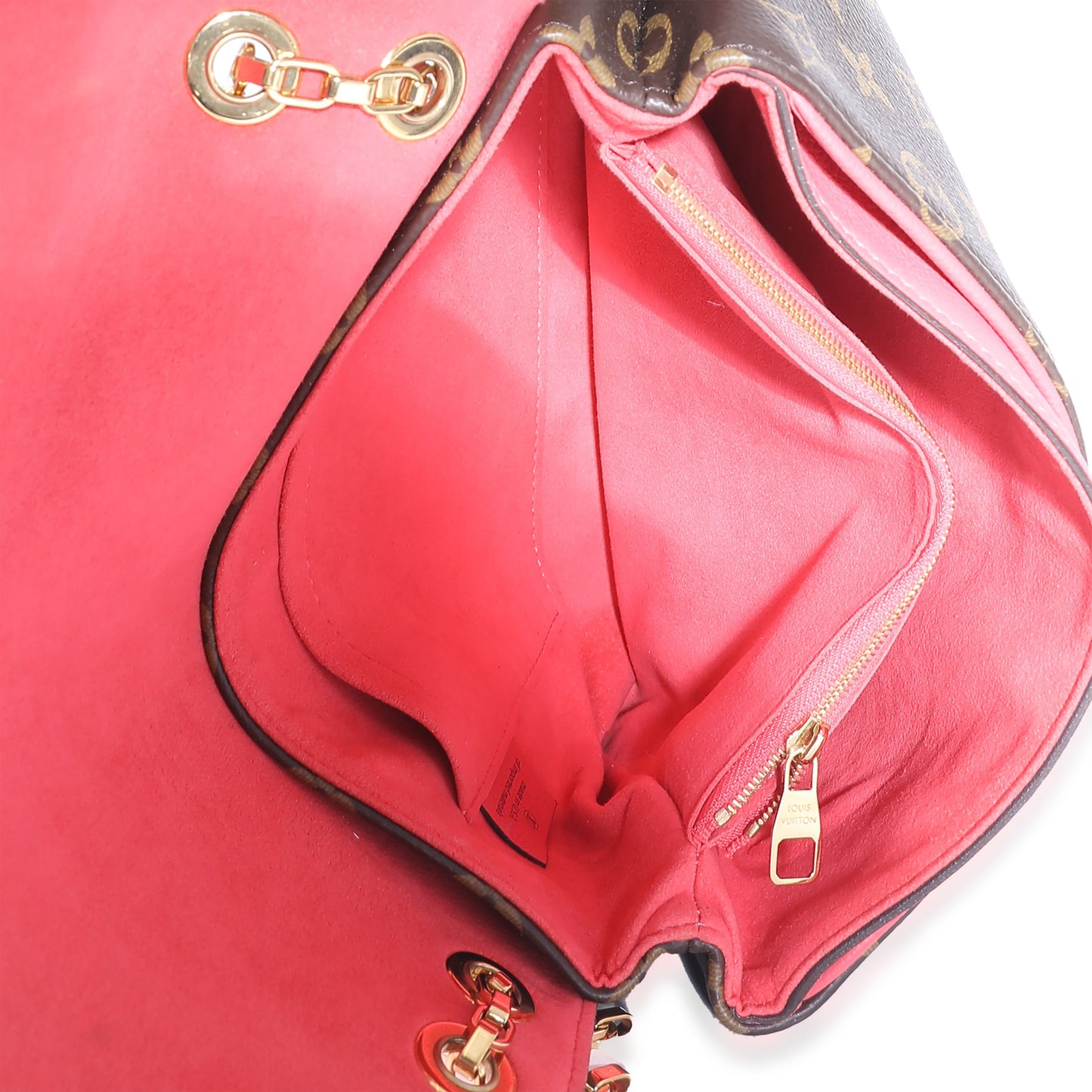 Louis Vuitton Louis Vuitton Rose Litchi Monogram Canvas Pallas Chain Bag