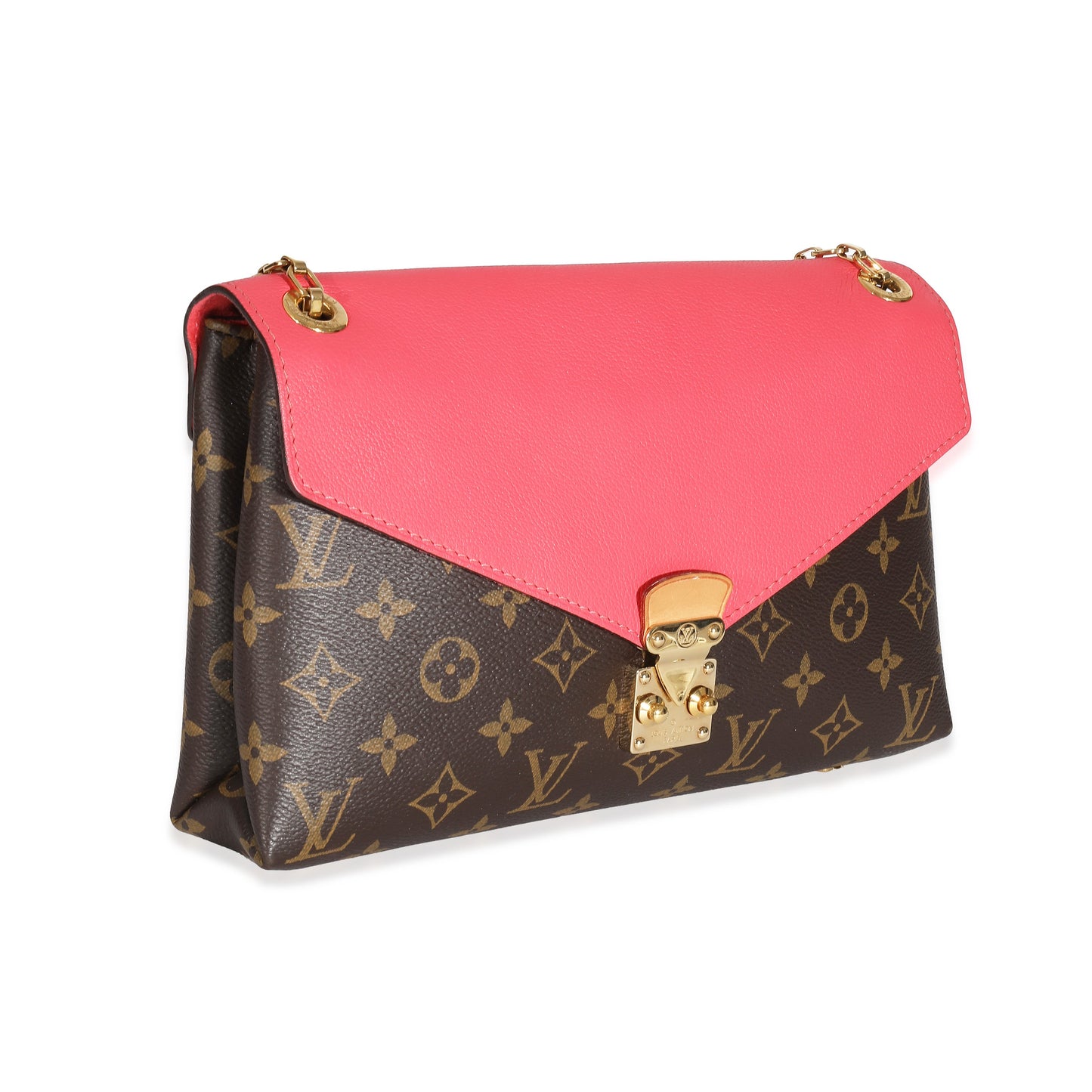 Louis Vuitton Louis Vuitton Rose Litchi Monogram Canvas Pallas Chain Bag