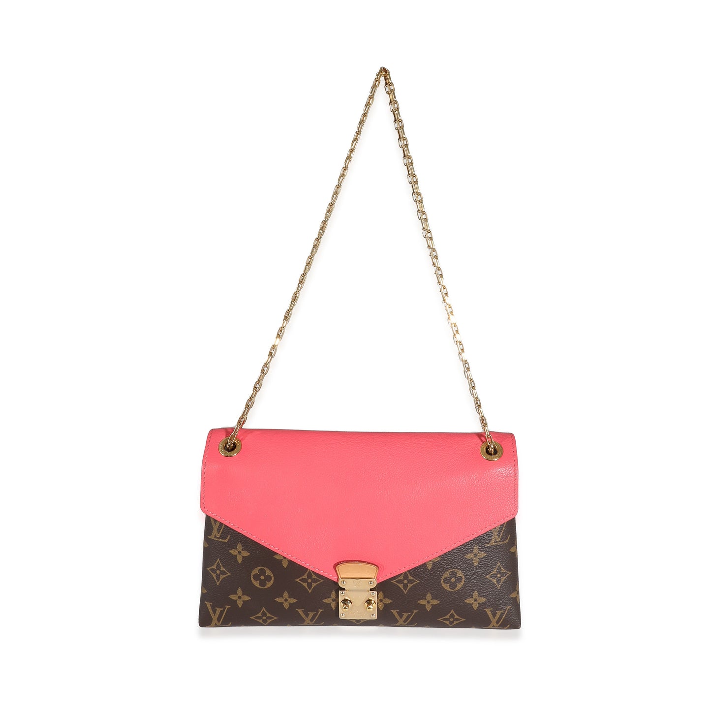 Louis Vuitton Louis Vuitton Rose Litchi Monogram Canvas Pallas Chain Bag