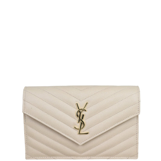 Saint Laurent Cassandre Envelope Chain Wallet