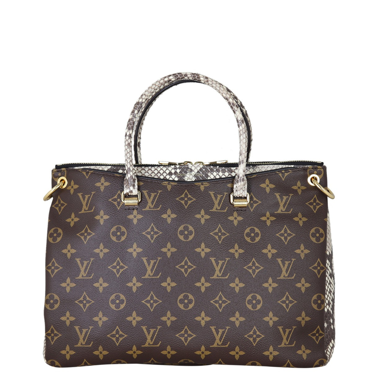 Louis Vuitton Pallas MM Monogram Python