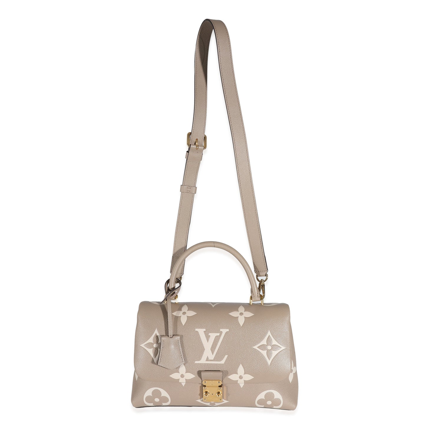 Louis Vuitton Louis Vuitton Dove Gray Crème Beige Empreinte Madeleine MM
