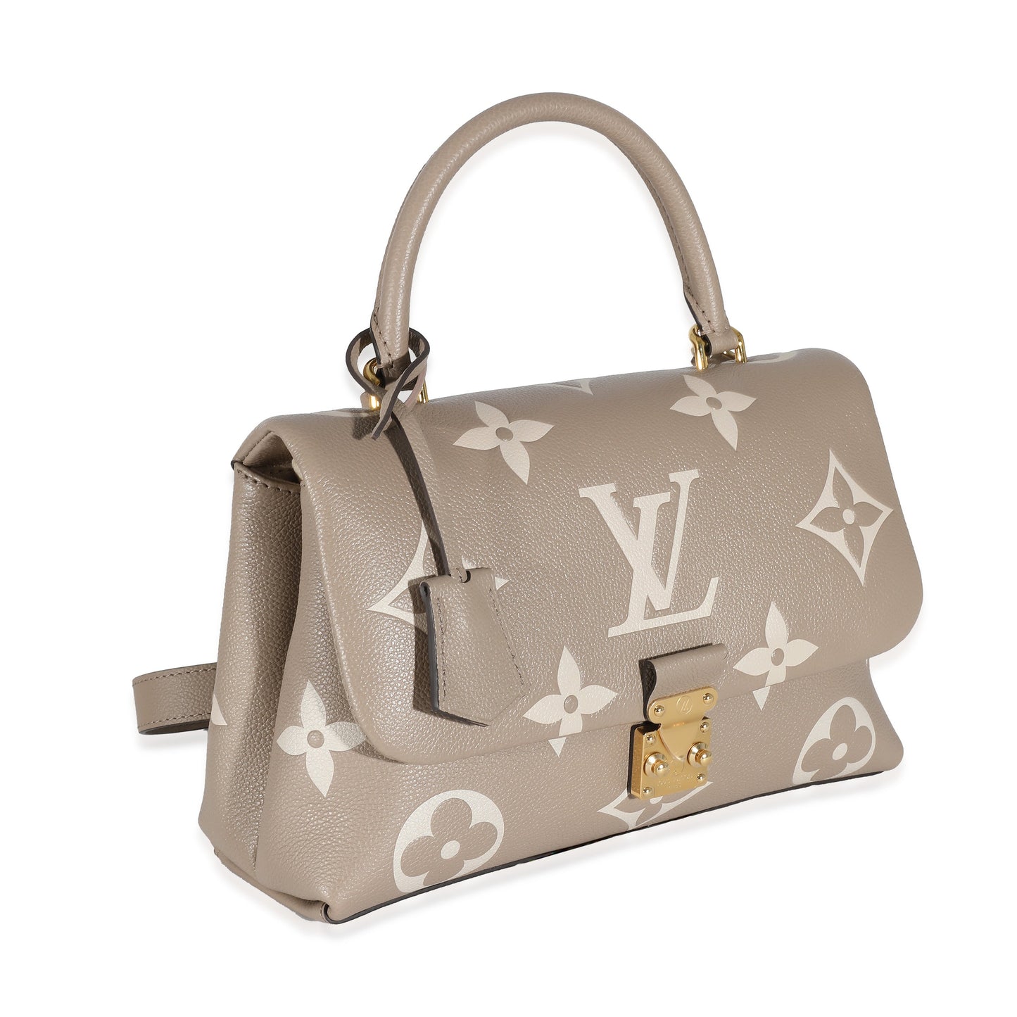 Louis Vuitton Louis Vuitton Dove Gray Crème Beige Empreinte Madeleine MM