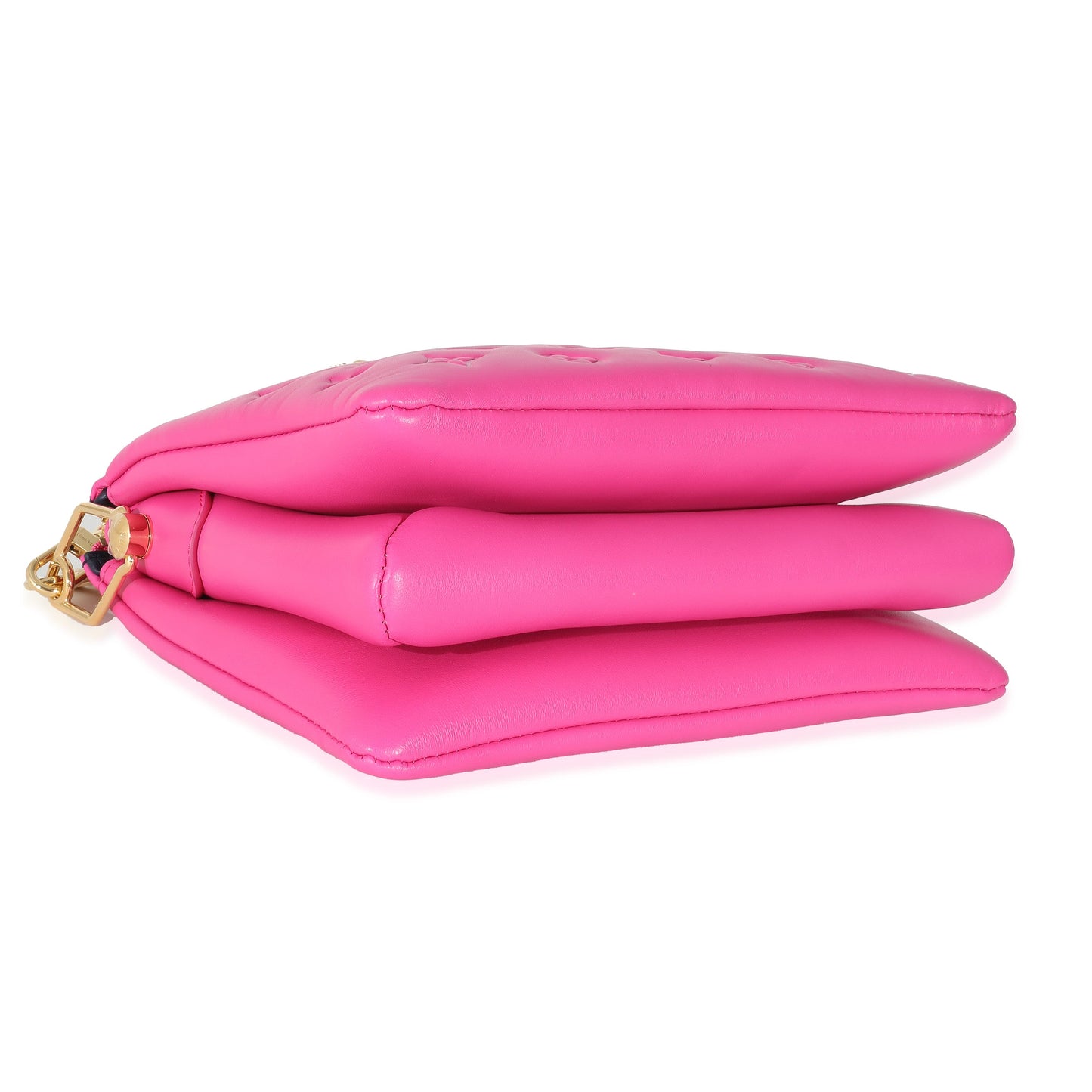 Louis Vuitton Louis Vuitton Pink Monogram Embossed Lambskin Coussin PM