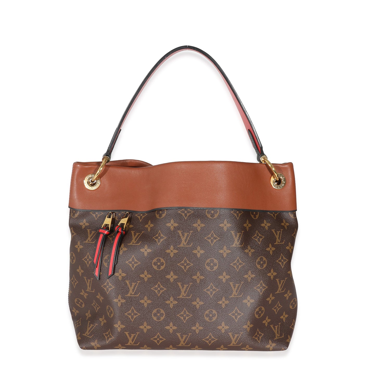 Louis Vuitton Louis Vuitton Caramel Rouge Monogram Canvas Tuileries Besace