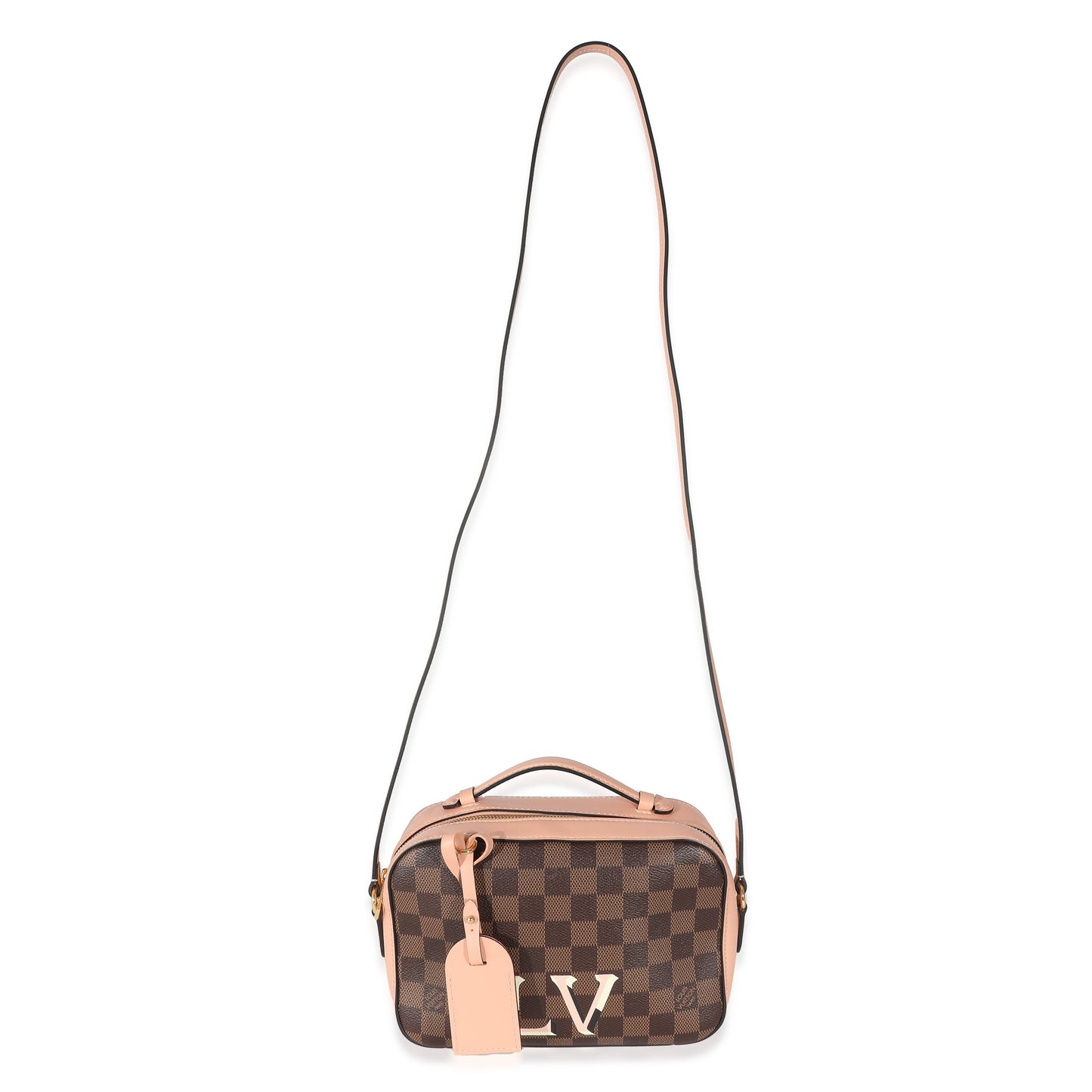 Louis Vuitton Louis Vuitton Pink Damier Ebene Canvas Santa Monica