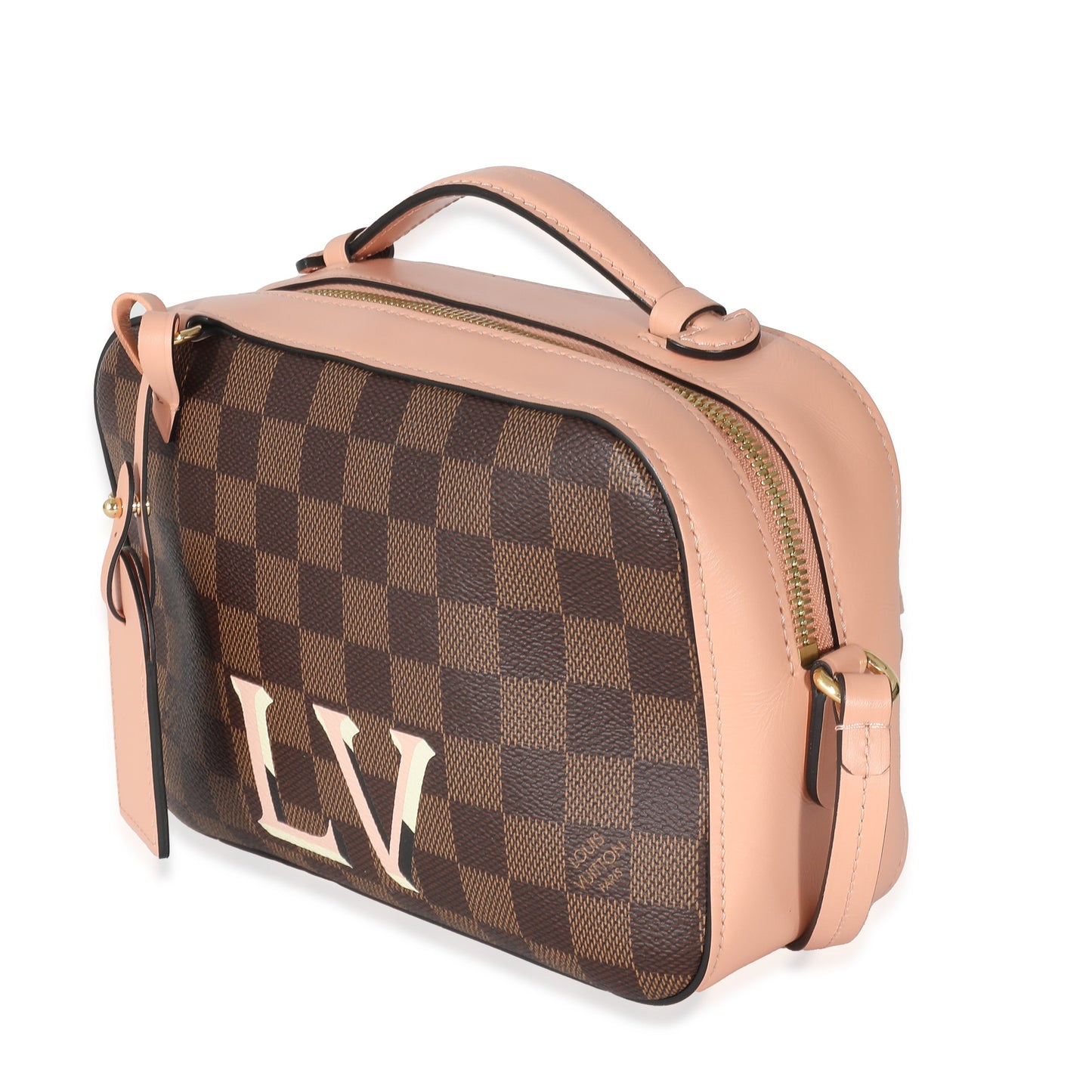 Louis Vuitton Louis Vuitton Pink Damier Ebene Canvas Santa Monica