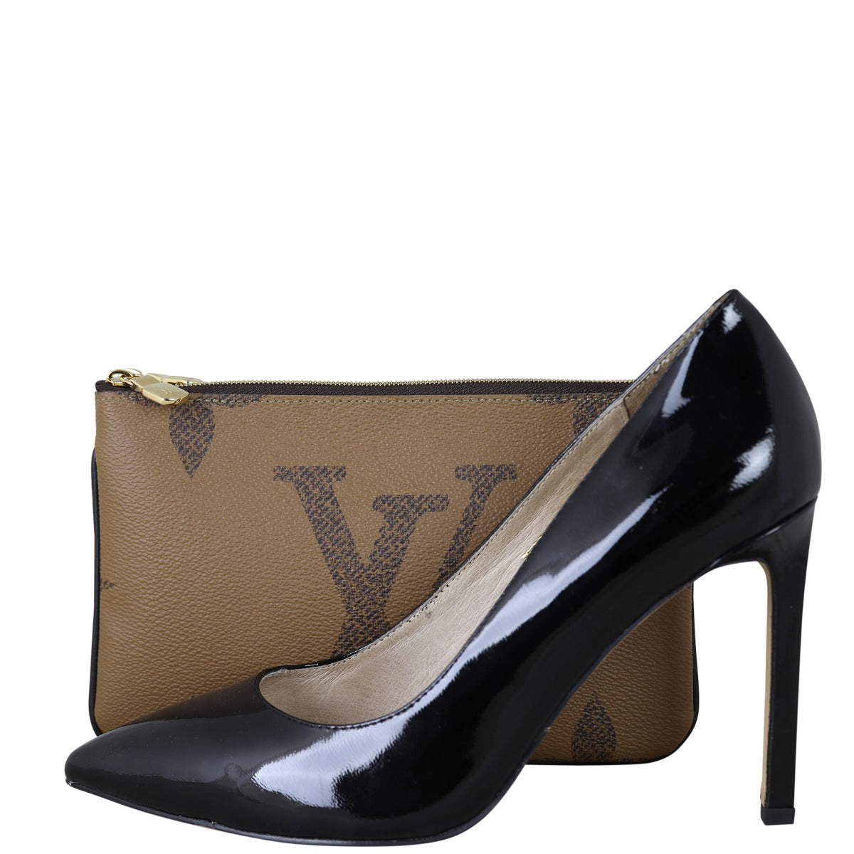 Louis Vuitton Pochette Double Zip Monogram Giant Reverse